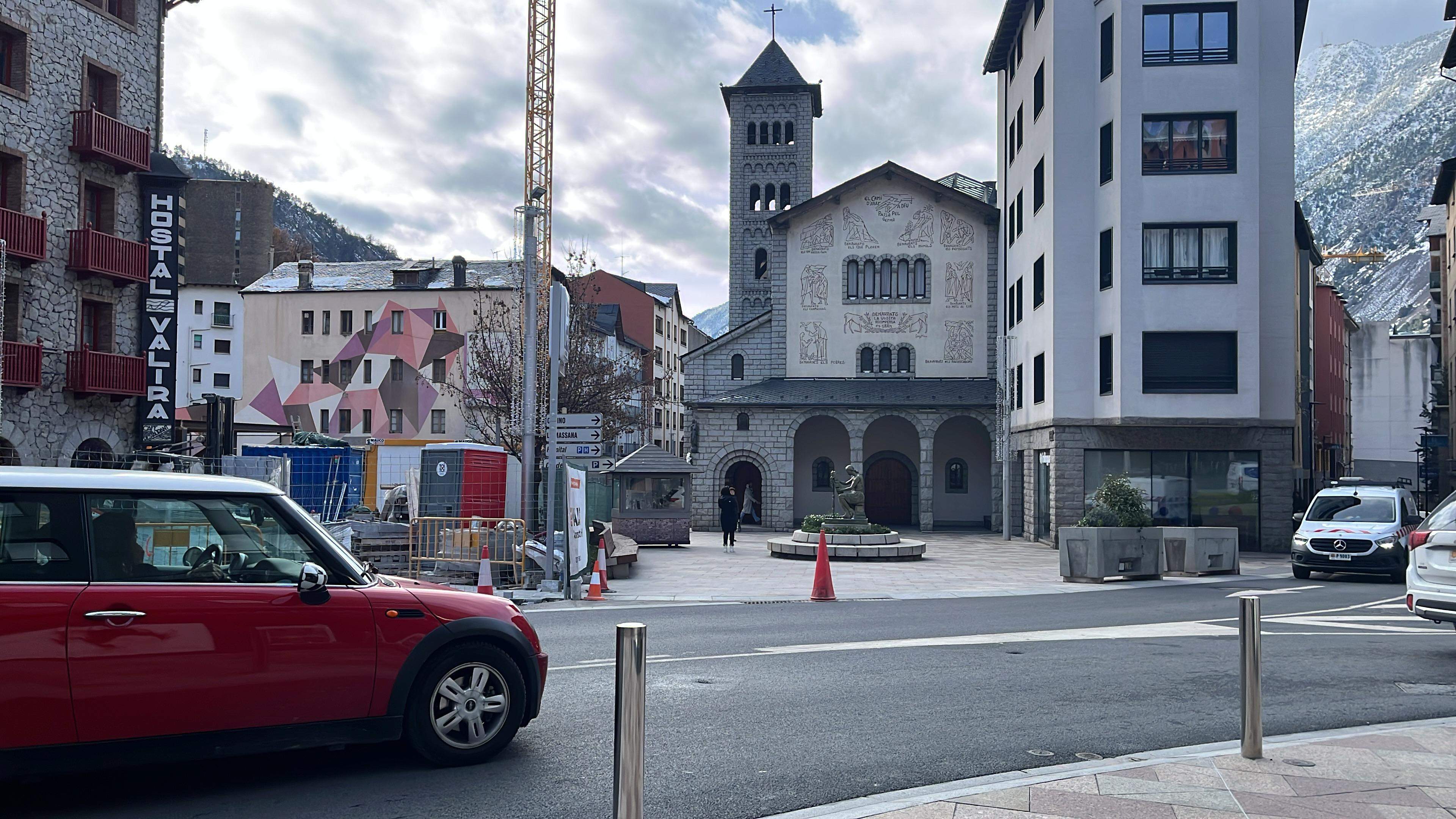 Zona on hi ha hagut l'accident.