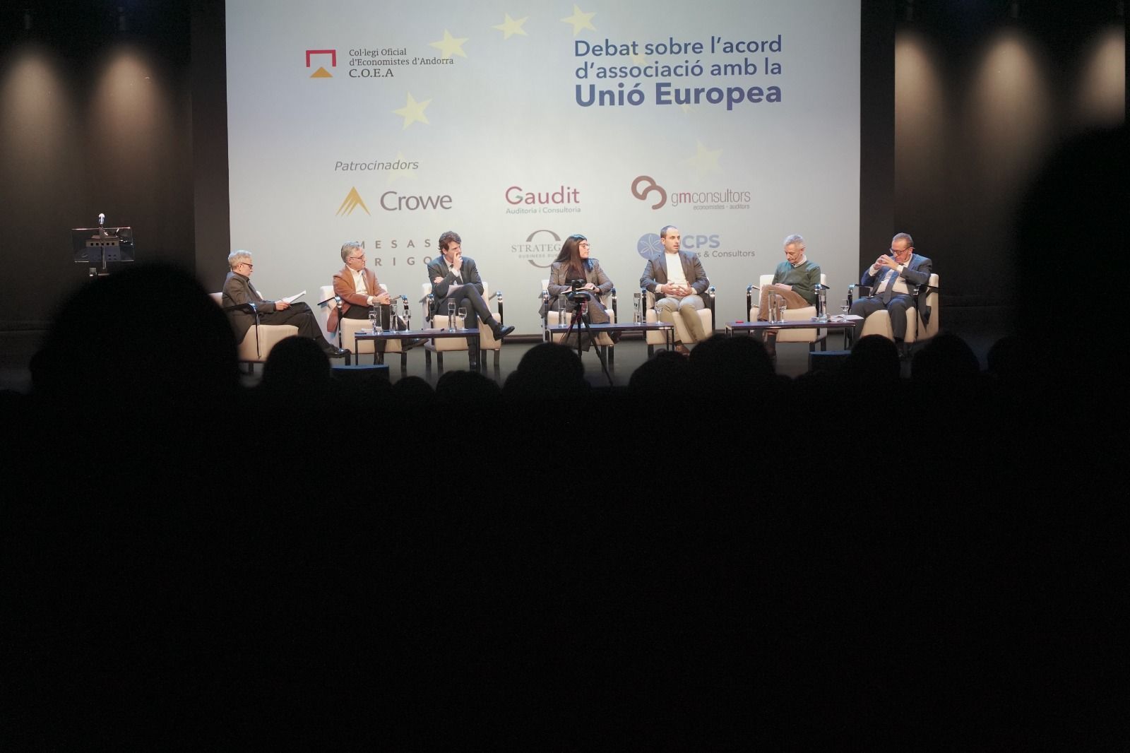 Un moment de l'acte, al Centre de Congressos d'Andorra la Vella.