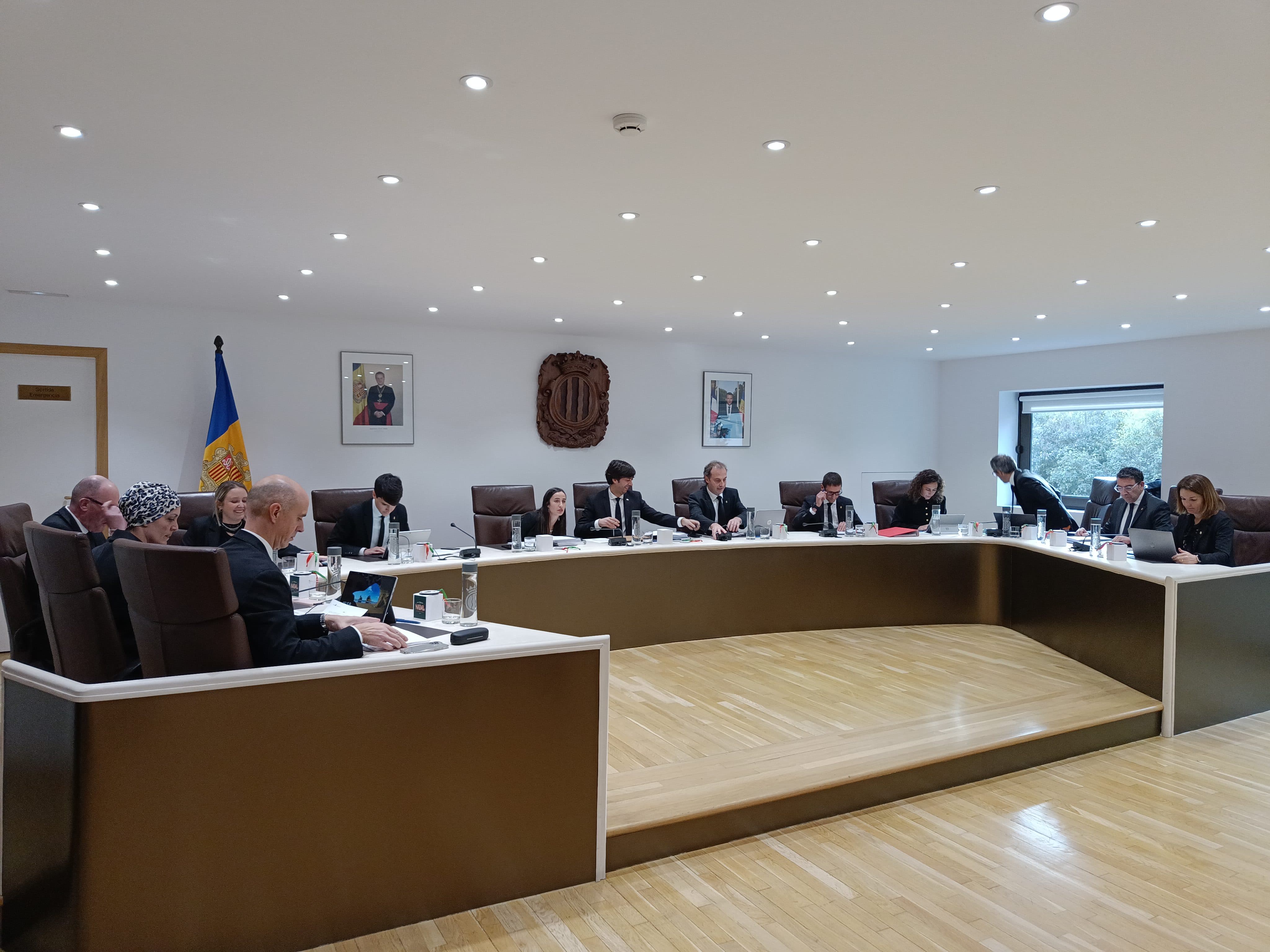Els membres del comú d'Andorra la Vella aquest dimarts. Els membres del comú d'Andorra la Vella aquest dimarts.