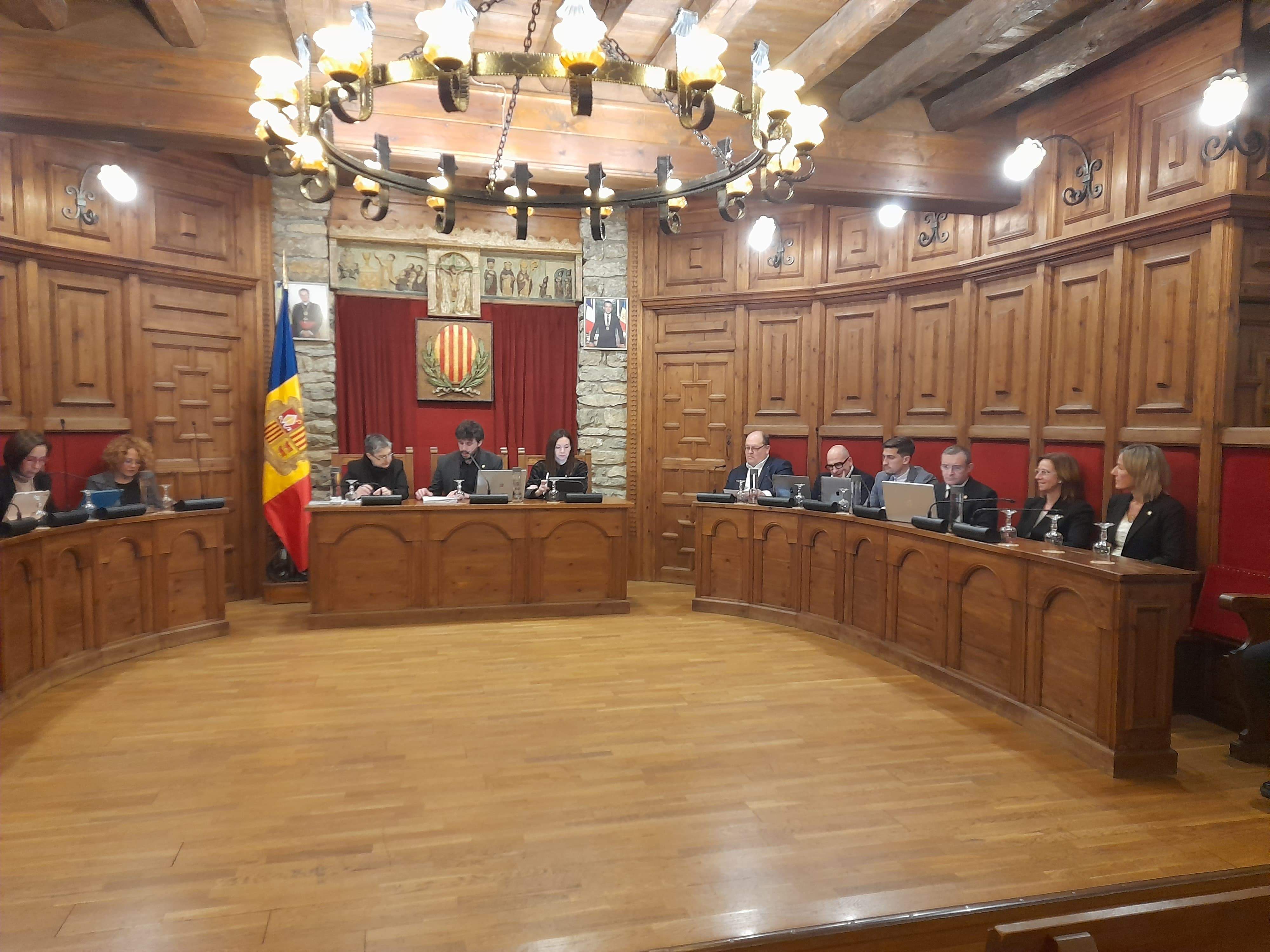 La sessió de consell de comú de Sant Julià d'aquest dijous.