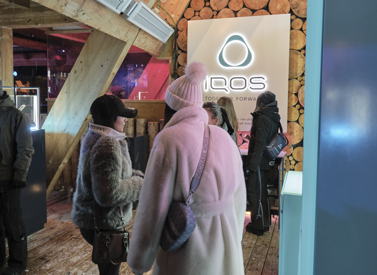 Abarset IQOS Córner La portaveu del Sindicat, Rebeca Bonache.