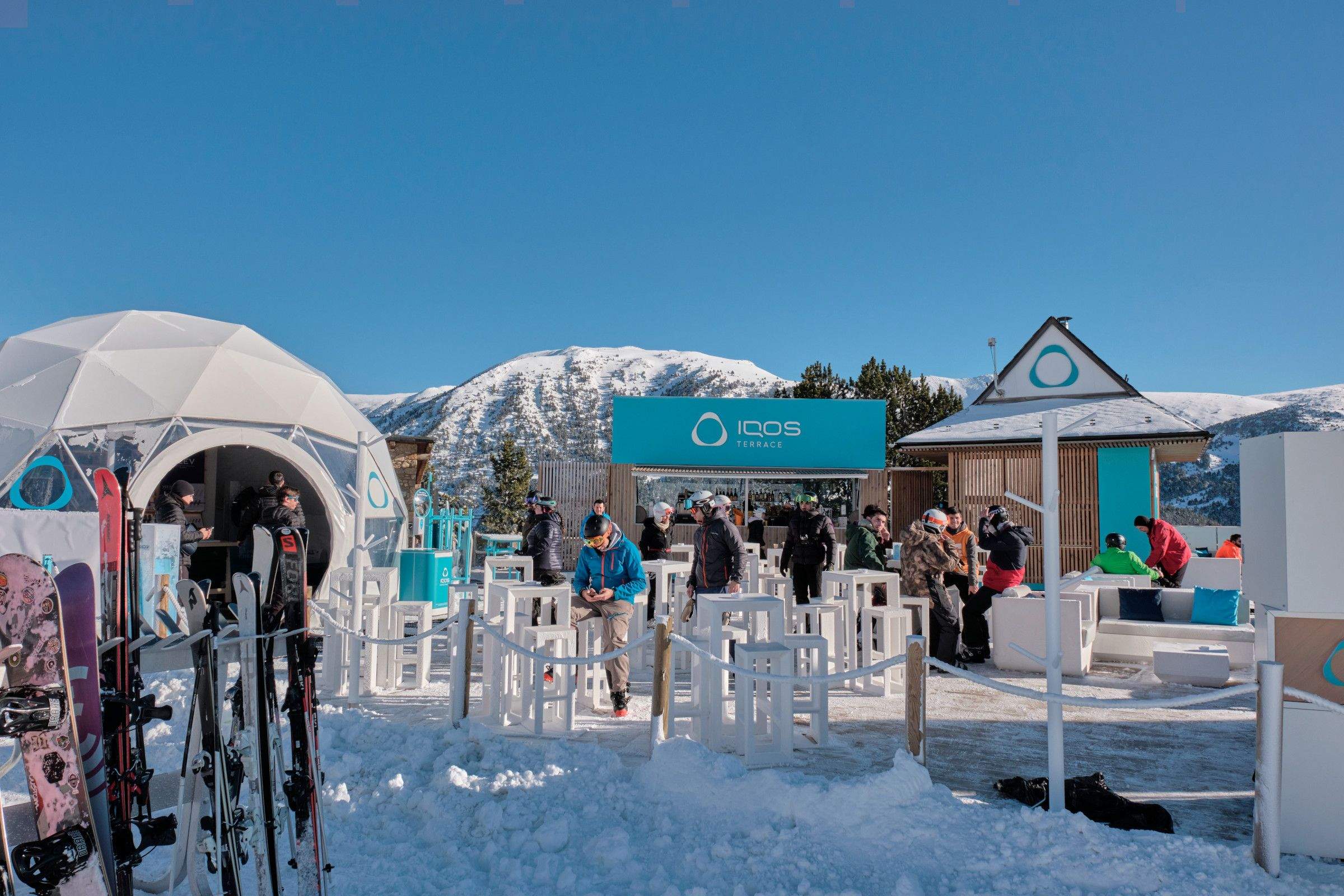 IQOS Terrace Soldeu - El tarter La portaveu del Sindicat, Rebeca Bonache.