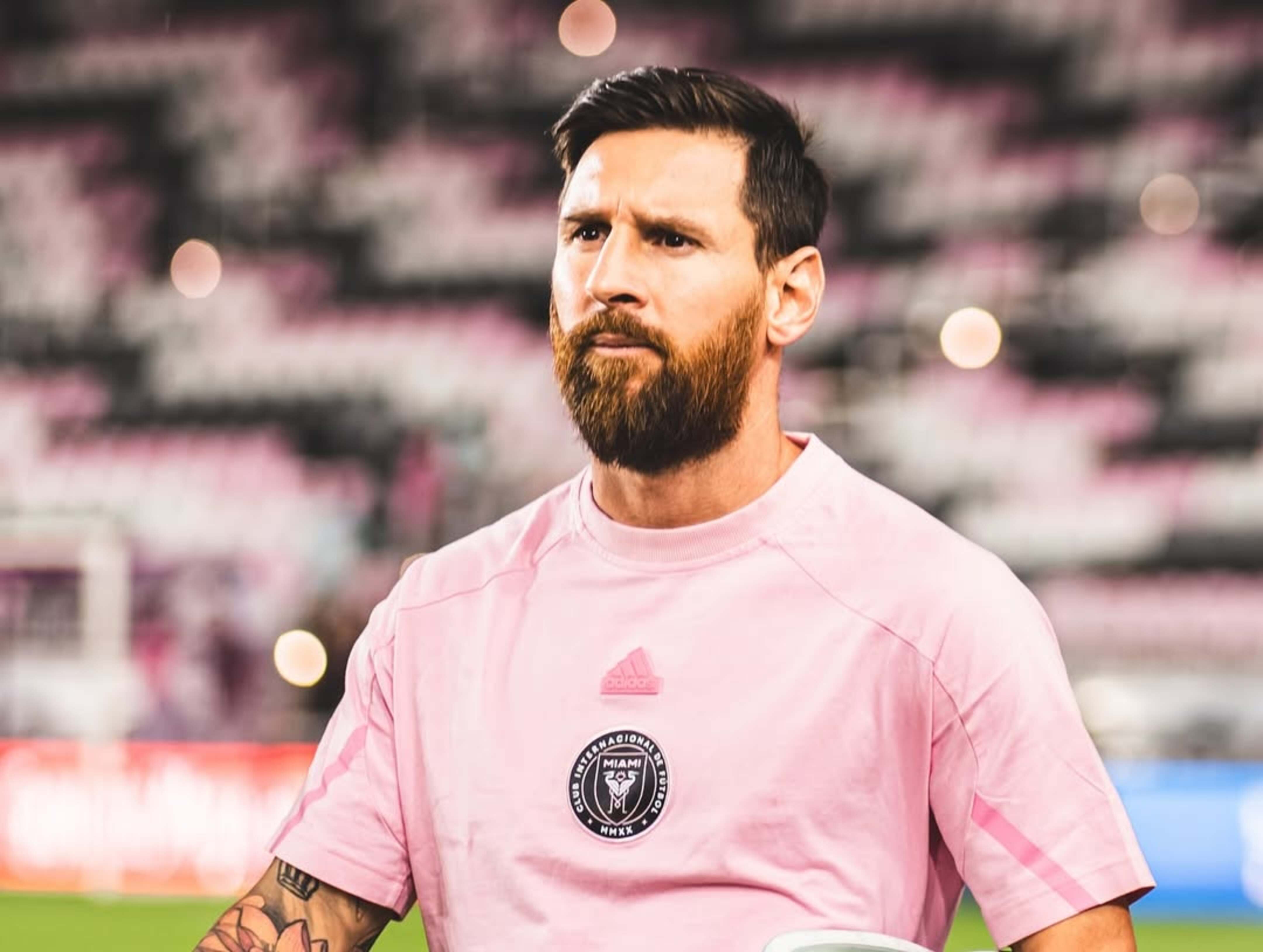 Leo Messi amb la samarreta de l'Inter de Miami.