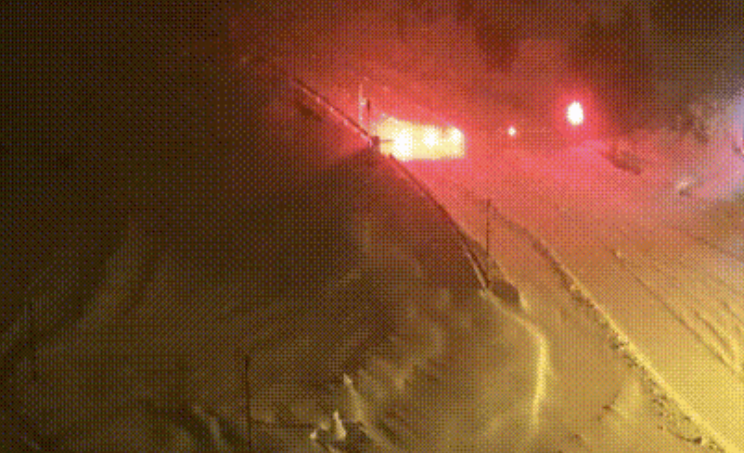 Imatge de Mobilitat, de matinada, amb el port d'Envalira tancat. Imatge de Mobilitat, de matinada, amb el port d'Envalira tancat.