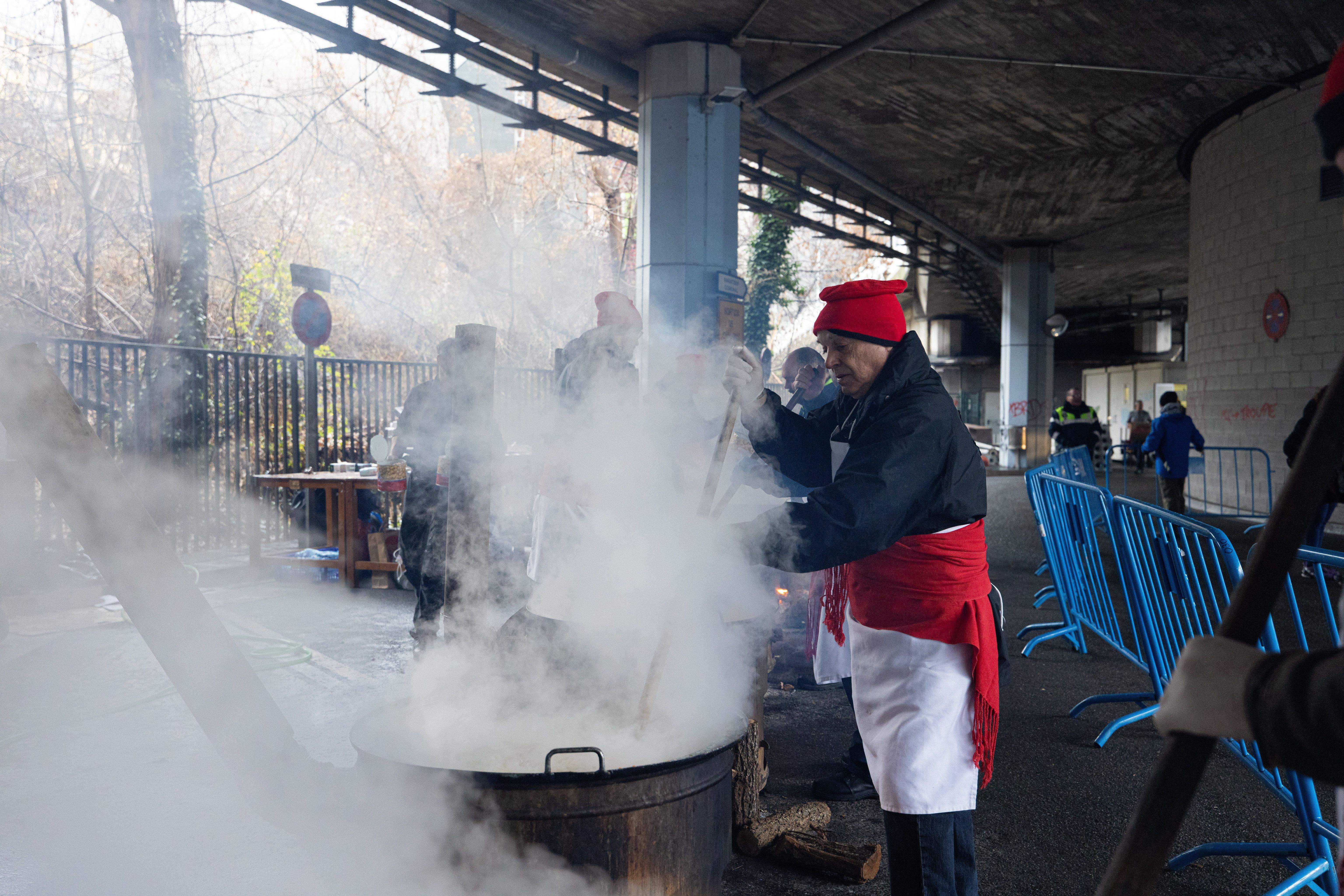 L'escudella de Sant Antoni de l'any passat.