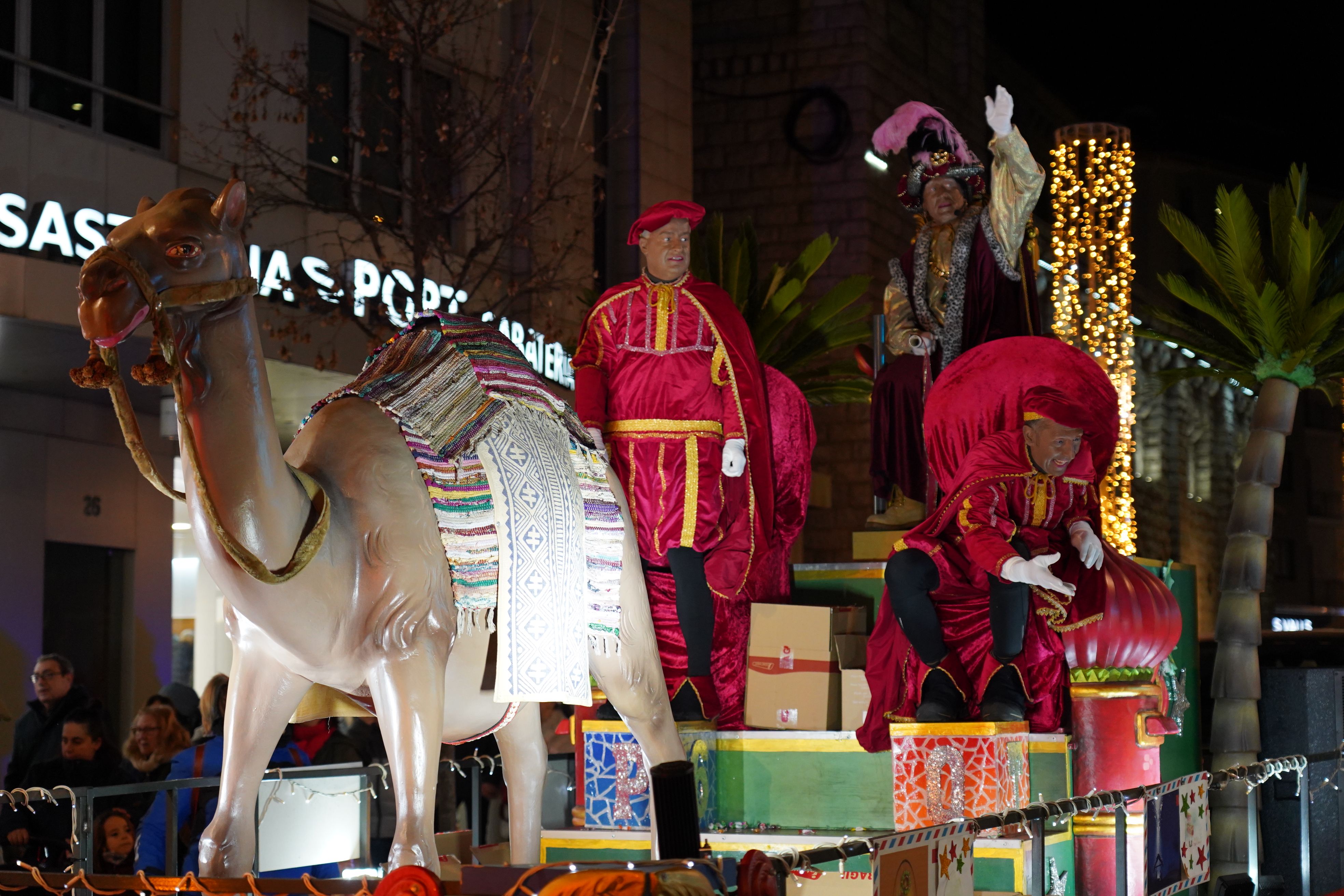 Un instant de la cavalcada del Patge Reial.