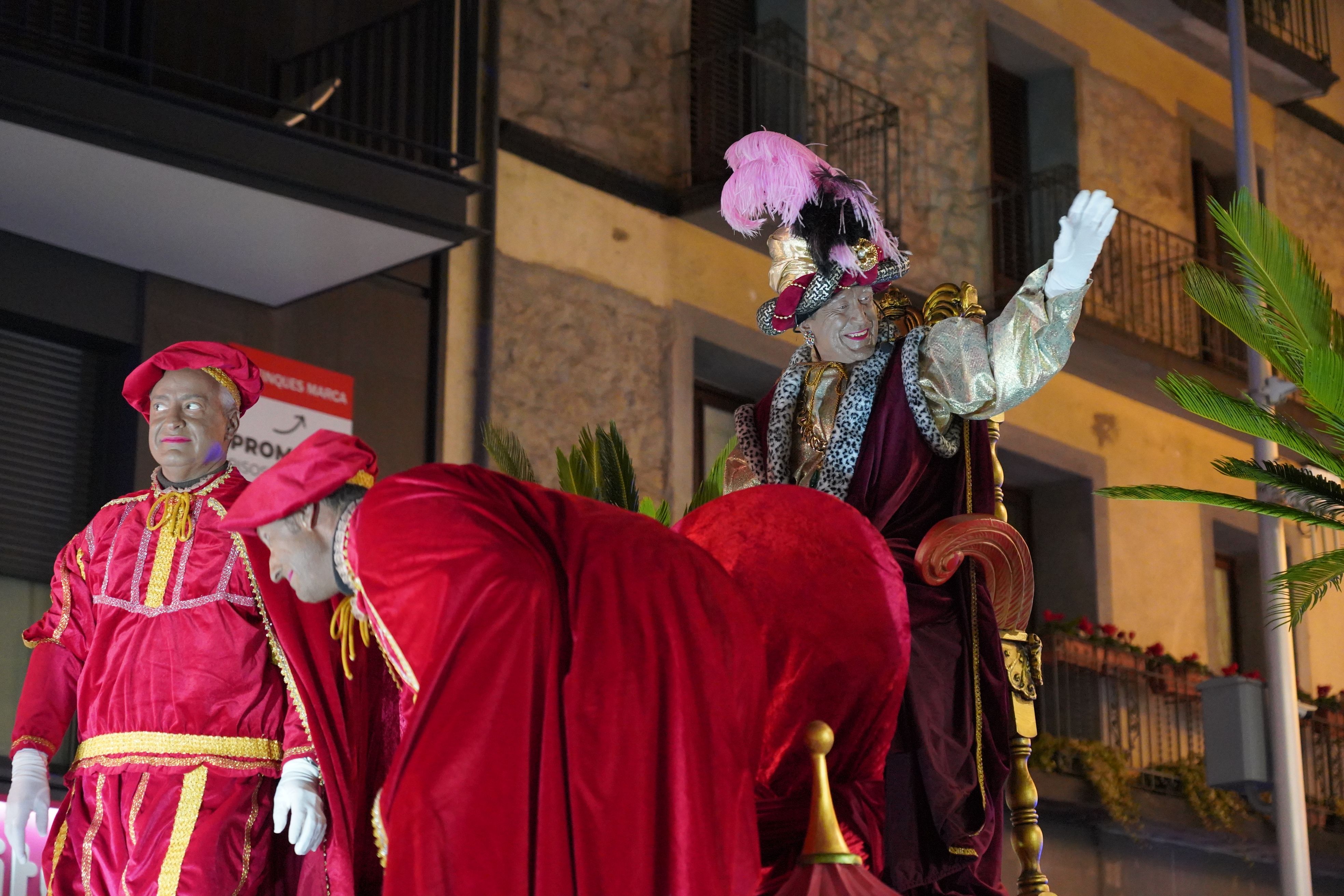 Un instant de la cavalcada del Patge Reial.