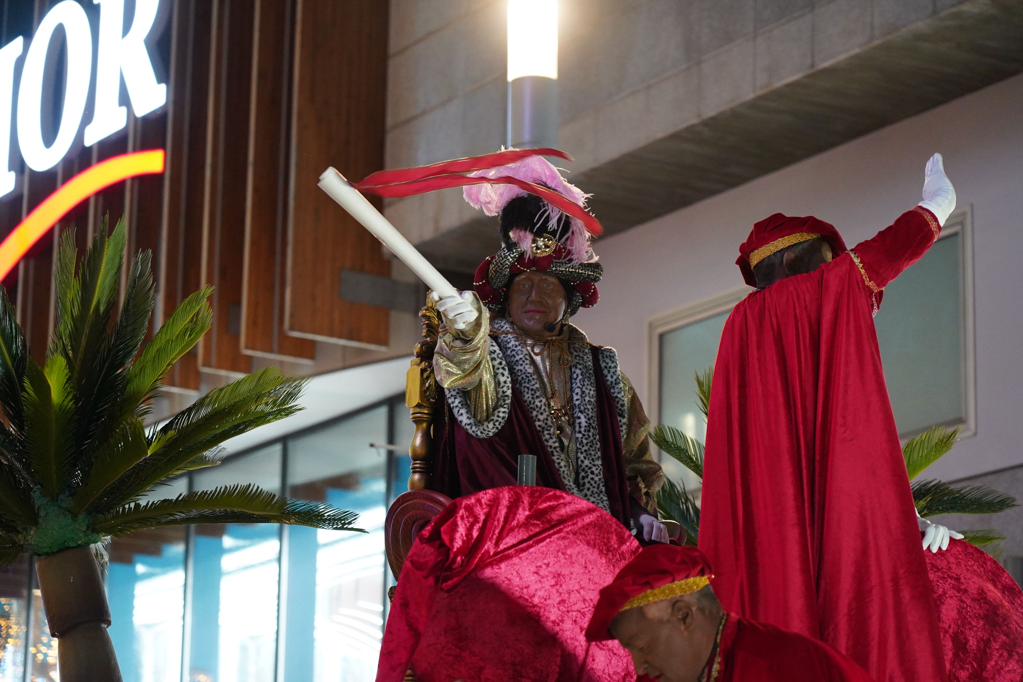 El Patge Reial durant la cavalcada.