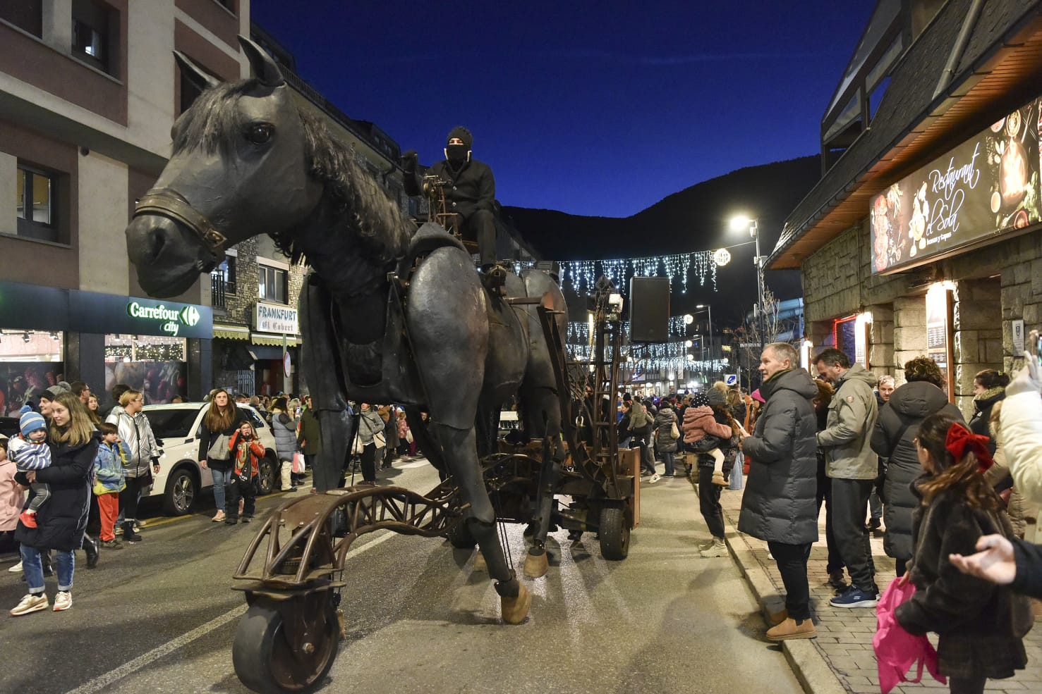 Cavalcada dels Reis Mags a Canillo. (Xavier Pujol / Comú de Canillo)
