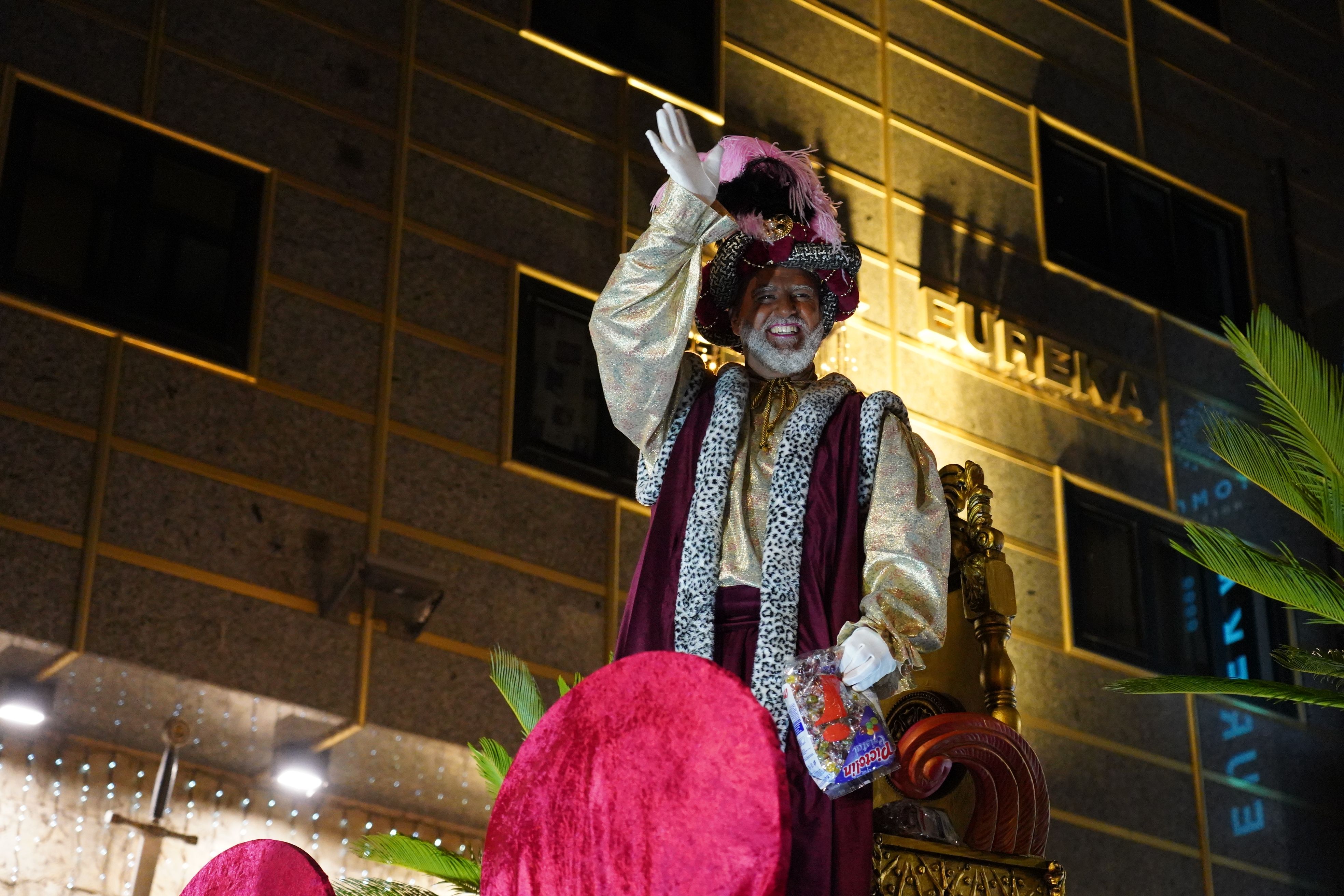 El Patge Reial durant la cavalcada.