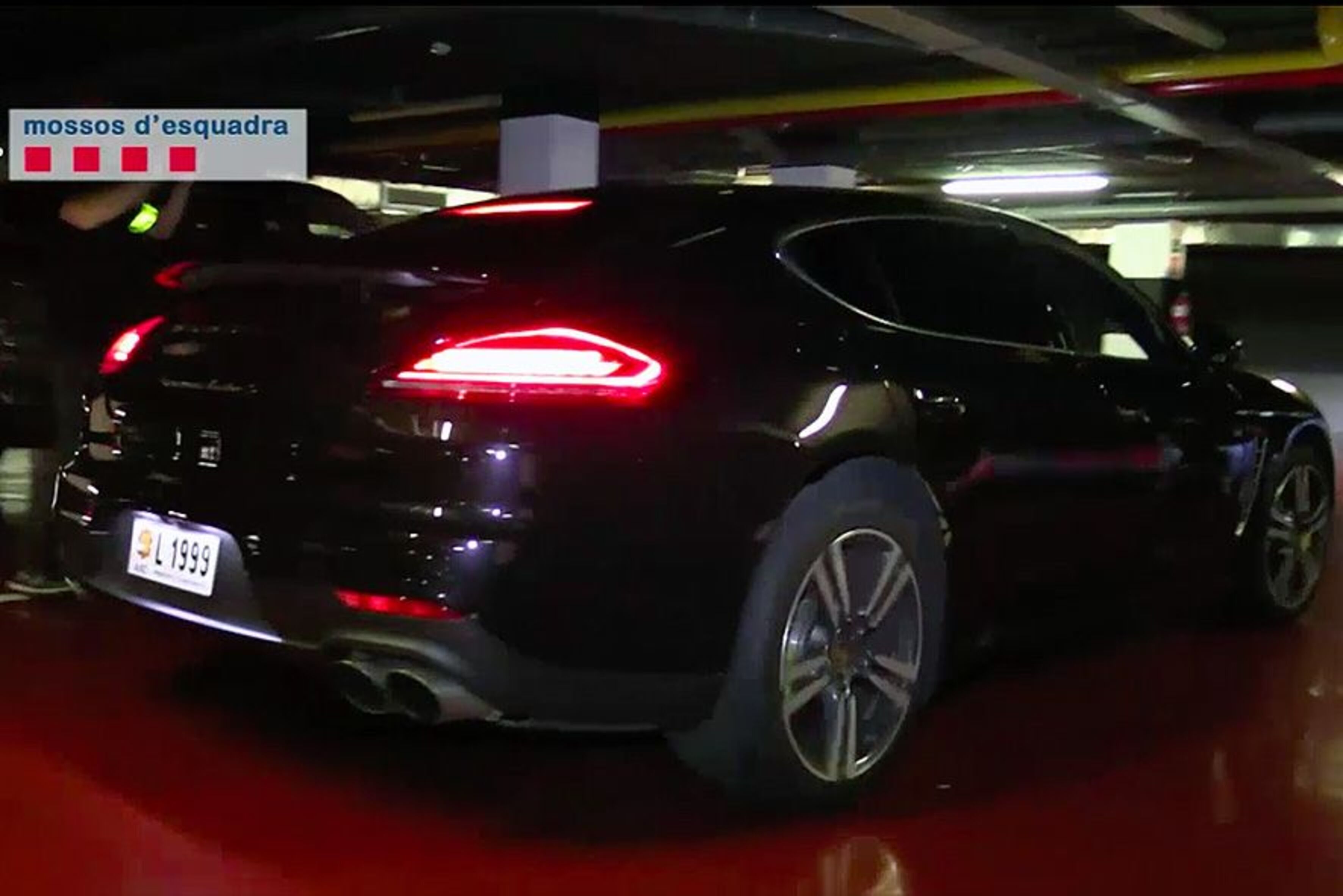 Un dels cotxes andorrans comissat en la denominada 'operació Variola'.