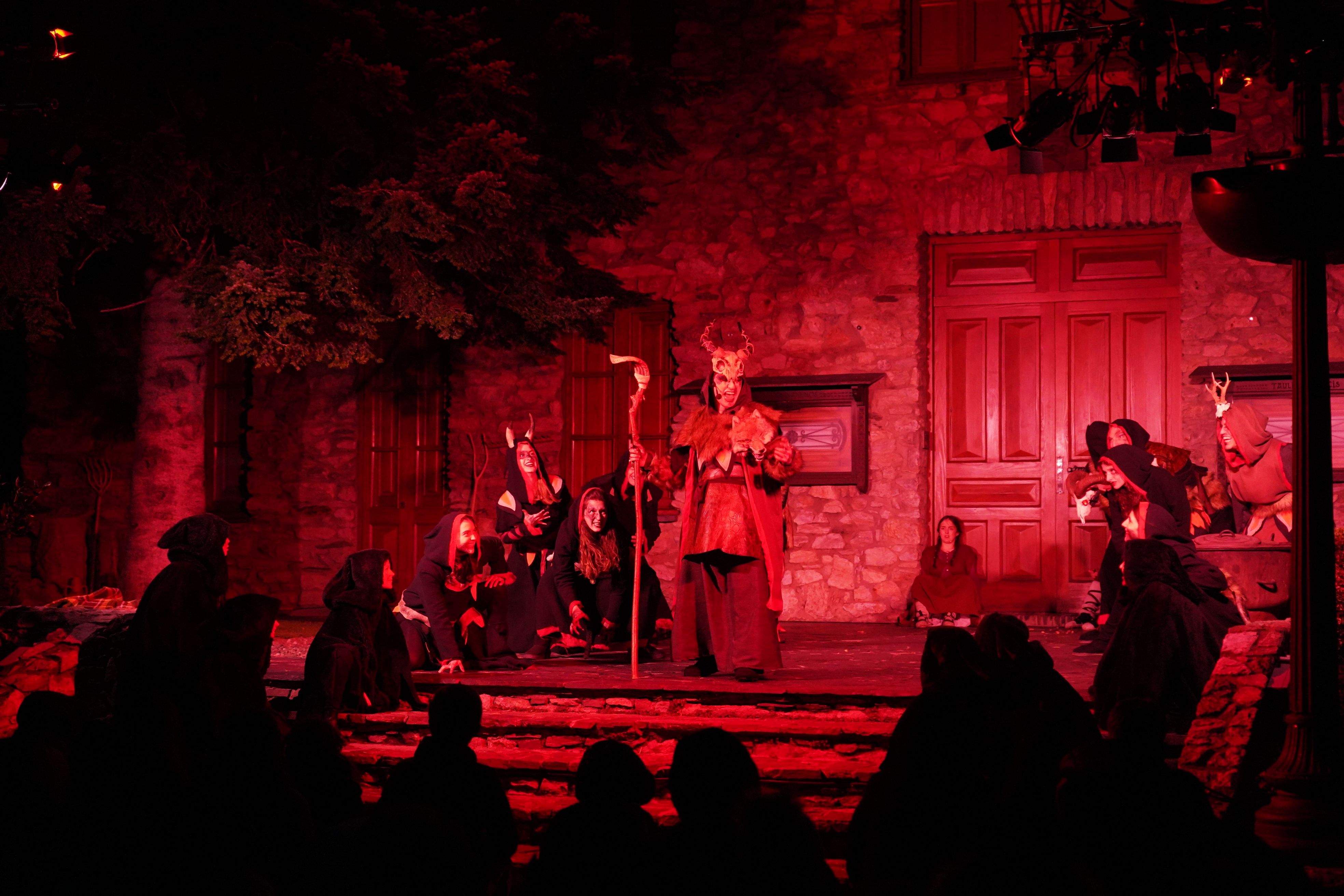 Un moment de la representació dels Pastorets.