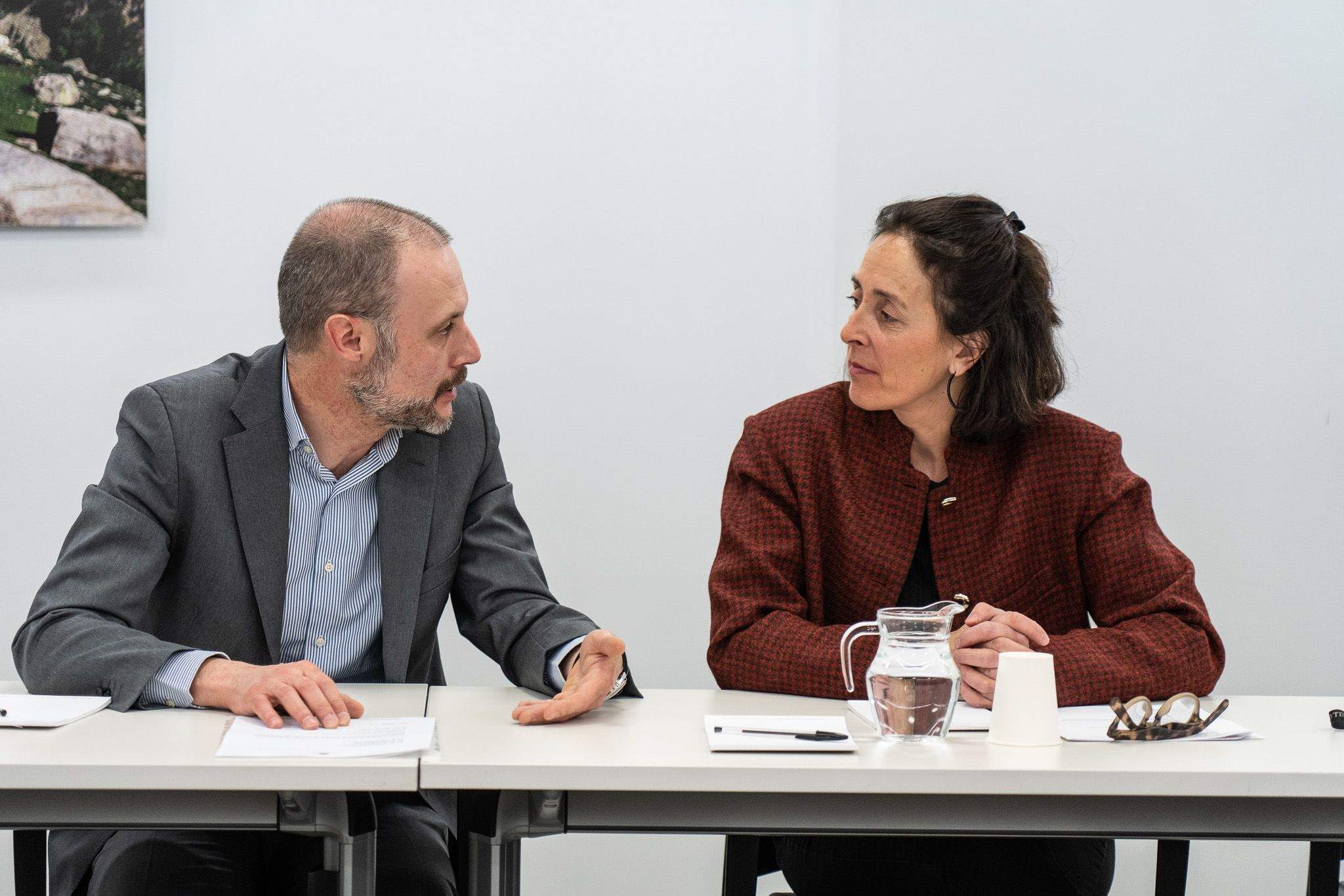 Jordi Casadevall i Gemma Riba, president i vicepresidenta de la nova comissió.