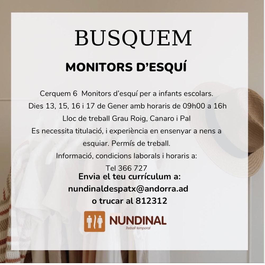 L'anunci rectificat.