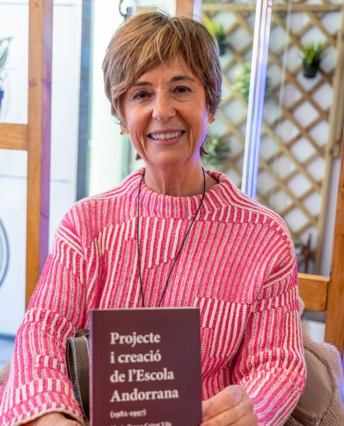 Anna Zamora coautora de ‘Projecte i creació de l’Escola Andorrana (1982-1997)’. Anna Zamora coautora de ‘Projecte i creació de l’Escola Andorrana (1982-1997)’.