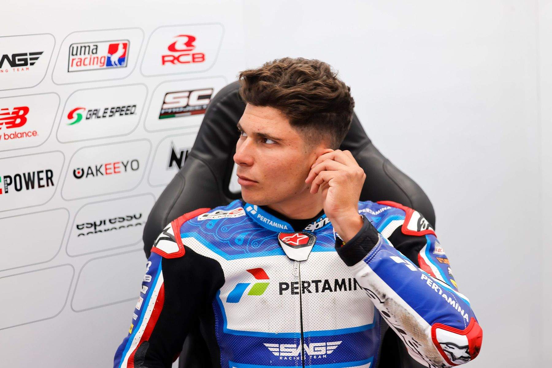 Tatay, durant la temporada 2023 en què va sofrir la fatídica caiguda. Tatay, durant la temporada 2023 en què va sofrir la fatídica caiguda.