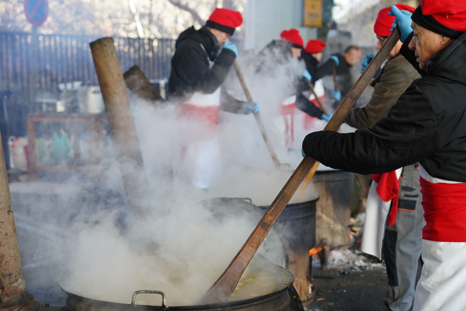 Remenant les fogaines a Escaldes.