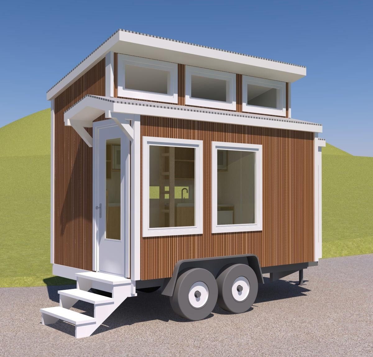 Un altre exemple de casa prefabricada. Un altre exemple de casa prefabricada.