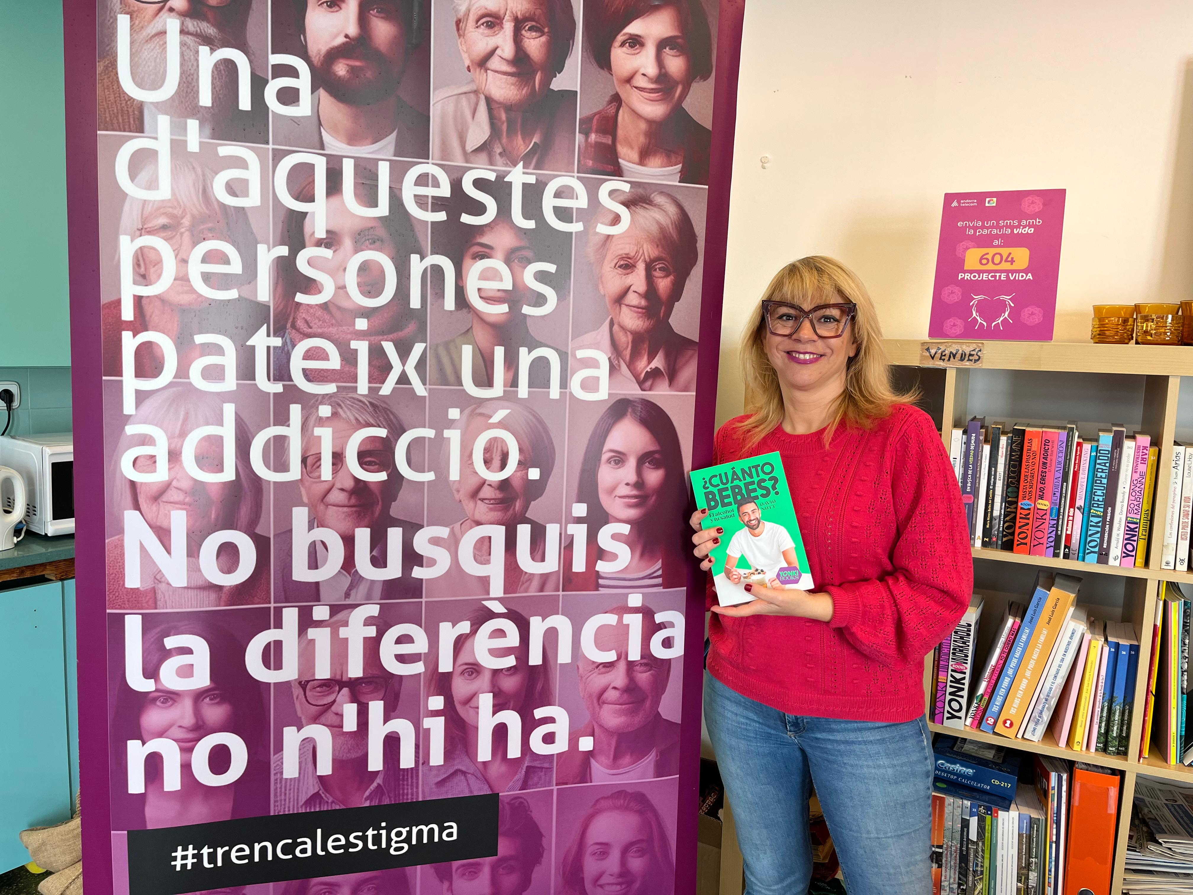 La presidenta de l'associació Projecte Vida, Eva Tenorio.