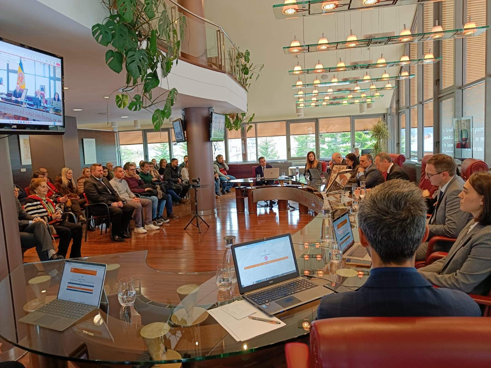 Un instant del consell de comú de Canillo.