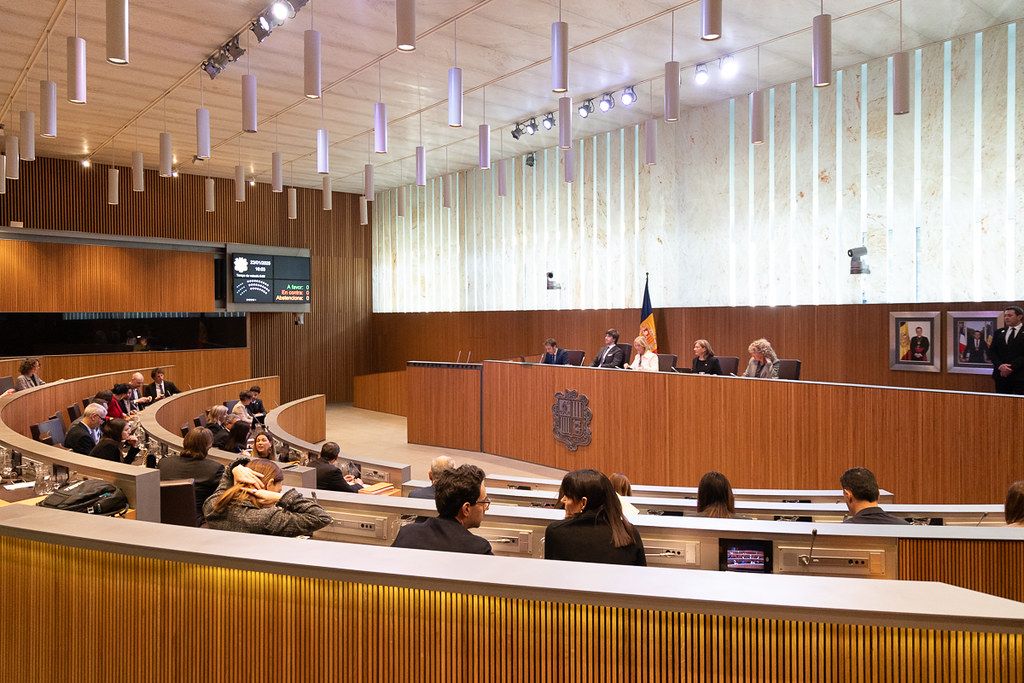 Un instant de la sessió de Consell General d'aquest dijous a la tarda.