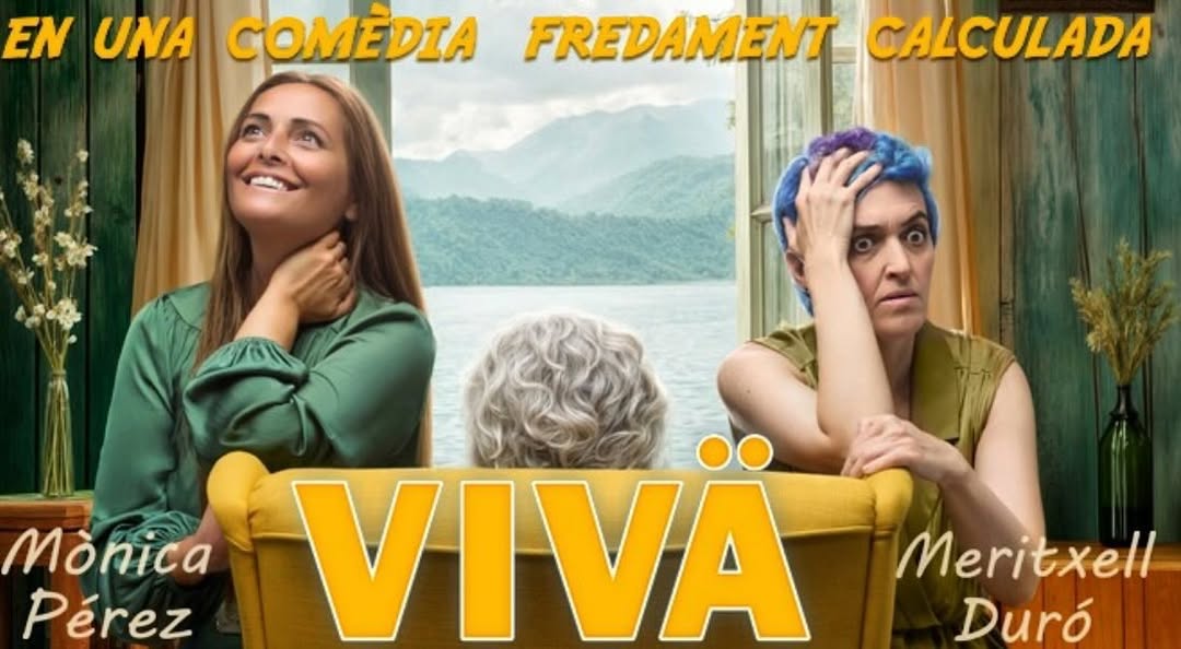Cartell promocional de l'obra de teatre 'VIVÄ'. La portaveu del Sindicat, Rebeca Bonache.
