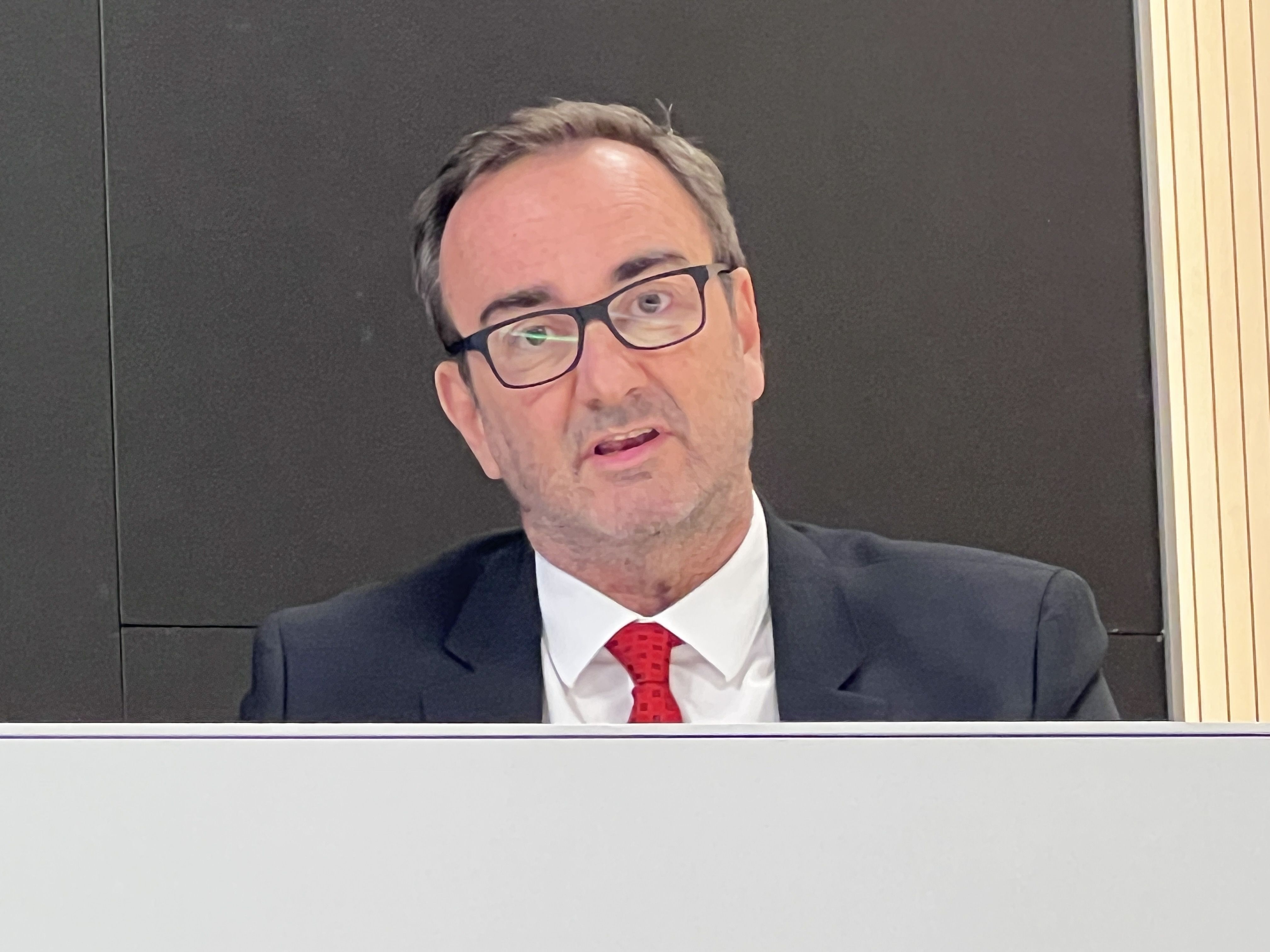 El president de la Batllia, David Moynat. El president de la Batllia, David Moynat.