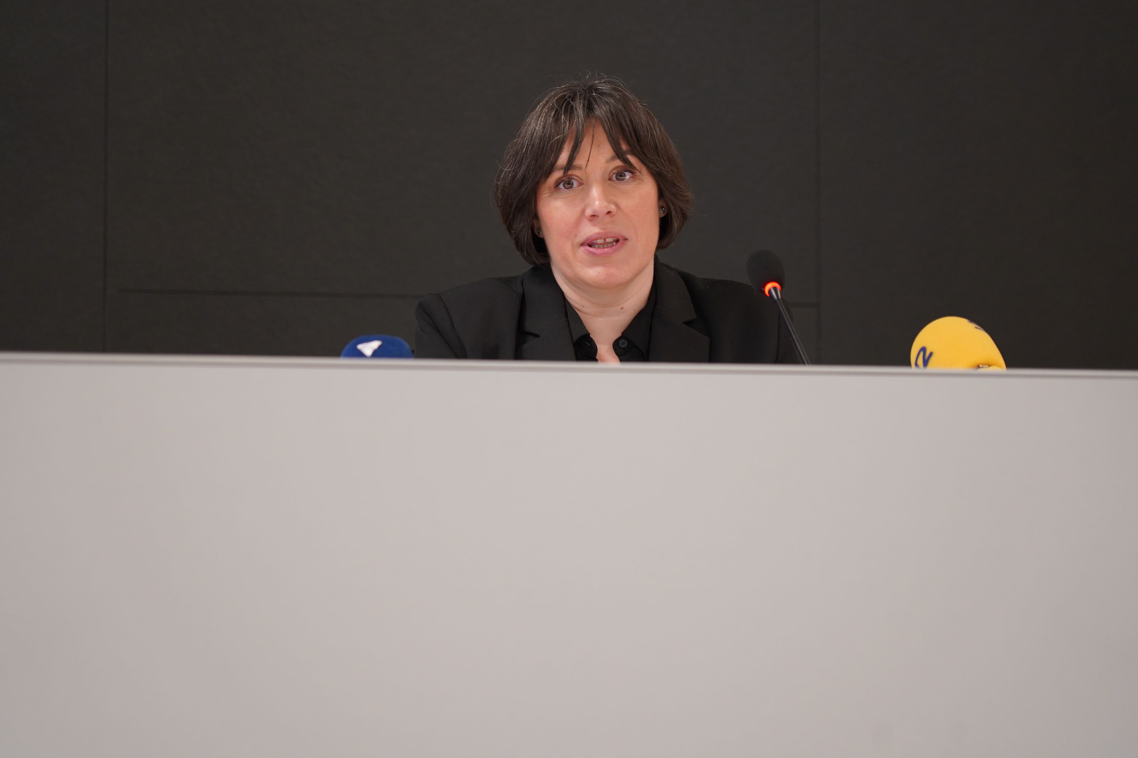 Canòlic Mingorance durant un acte públic aquest matí a la Sala Magna de la Seu de la Justícia. Canòlic Mingorance durant un acte públic aquest matí a la Sala Magna de la Seu de la Justícia.