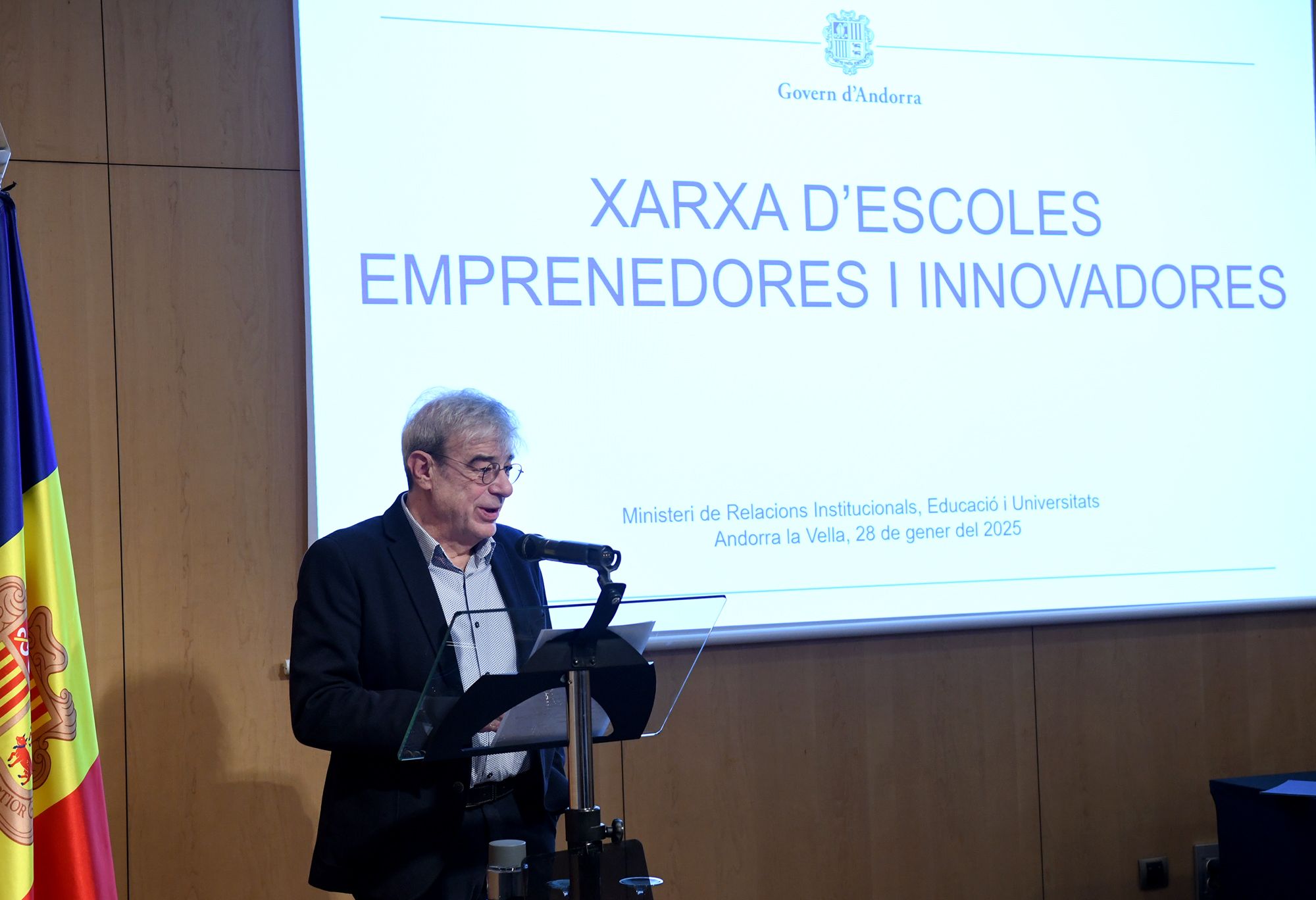 Presentació pública del projecte de Xarxa d'Escoles Emprenedores i Innovadores.