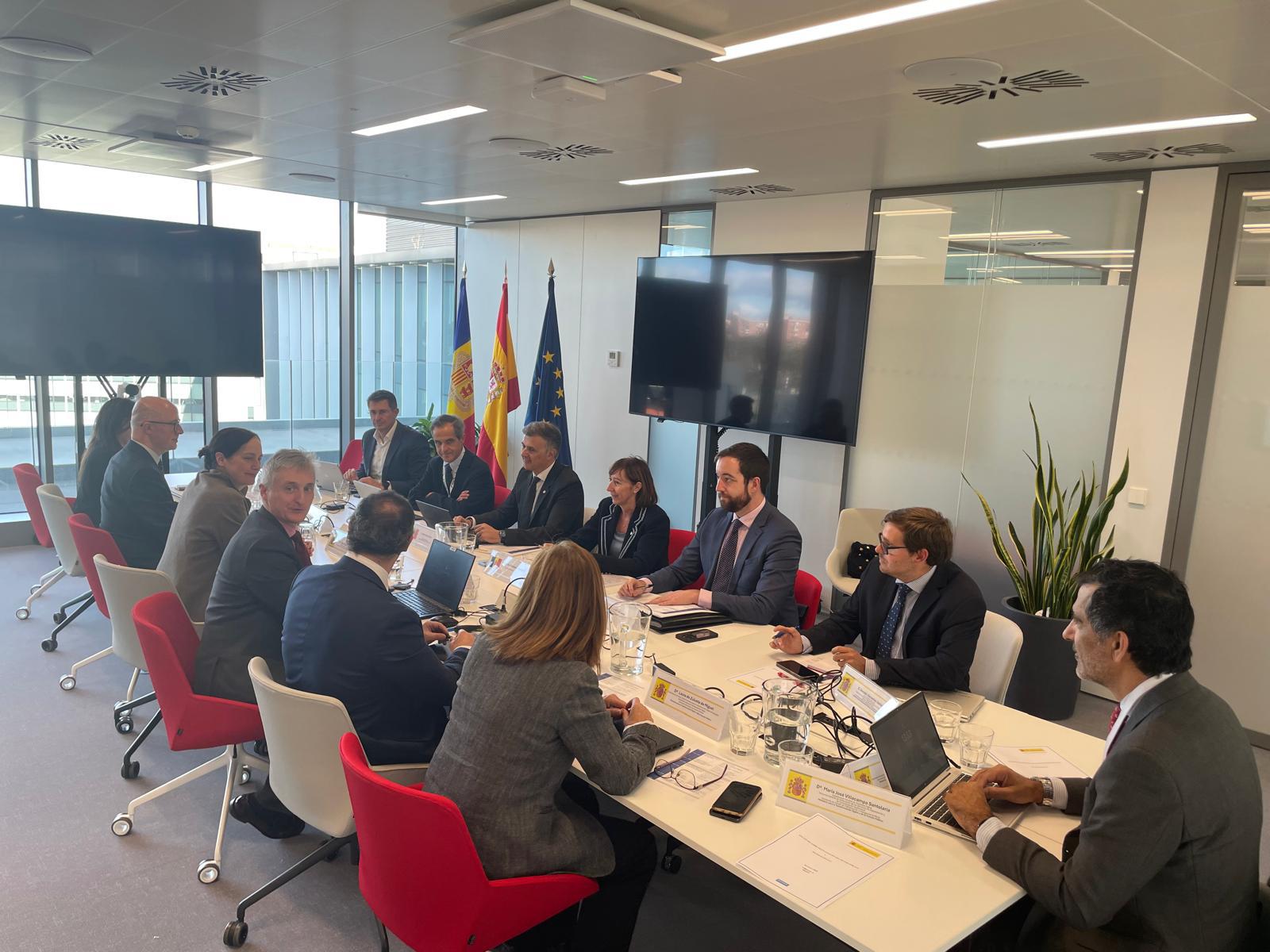 Reunió de treball digitalització administracions amb el Govern d'Espanya.