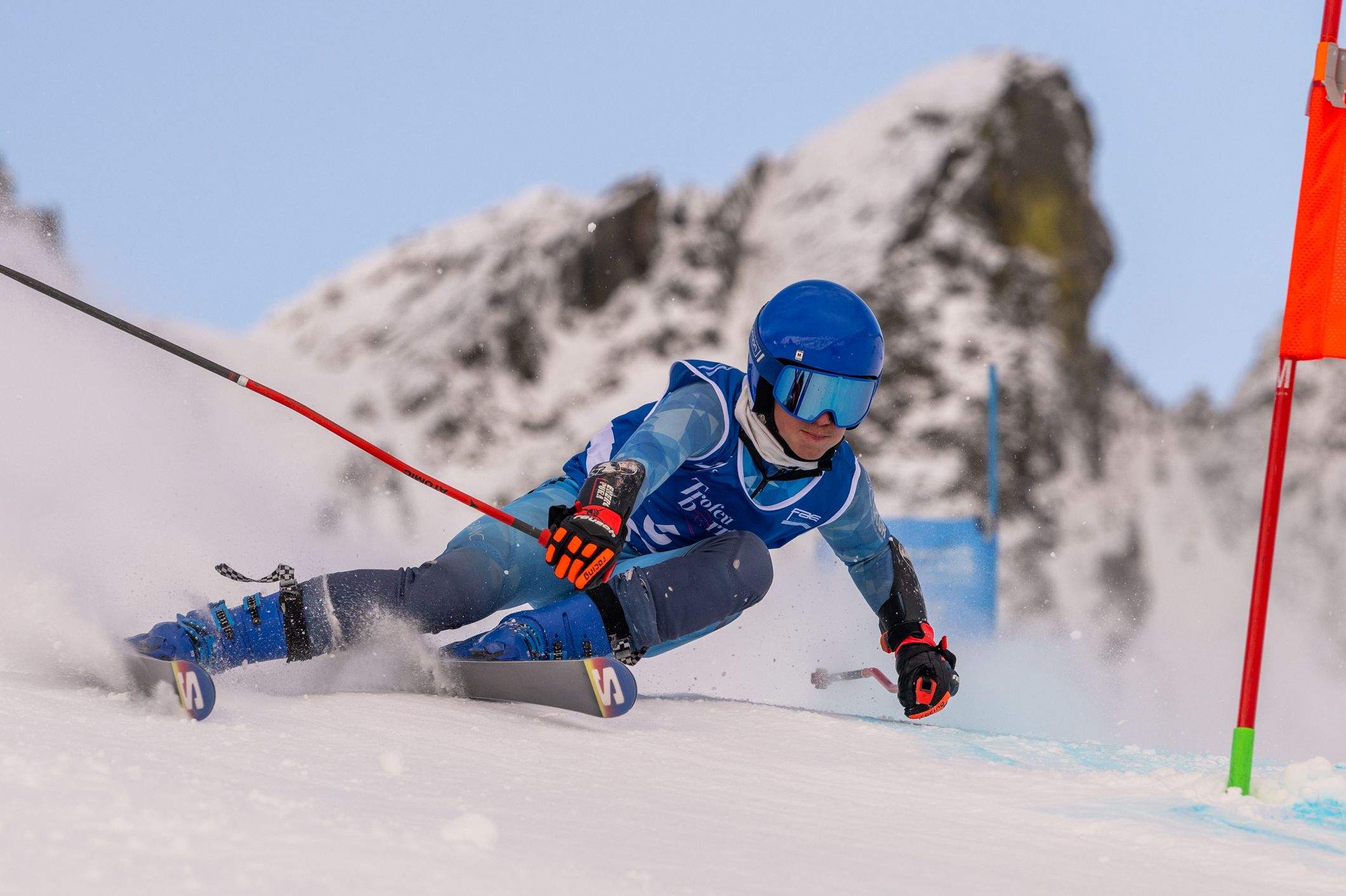 Thomas Breitfuss, durant la prova.