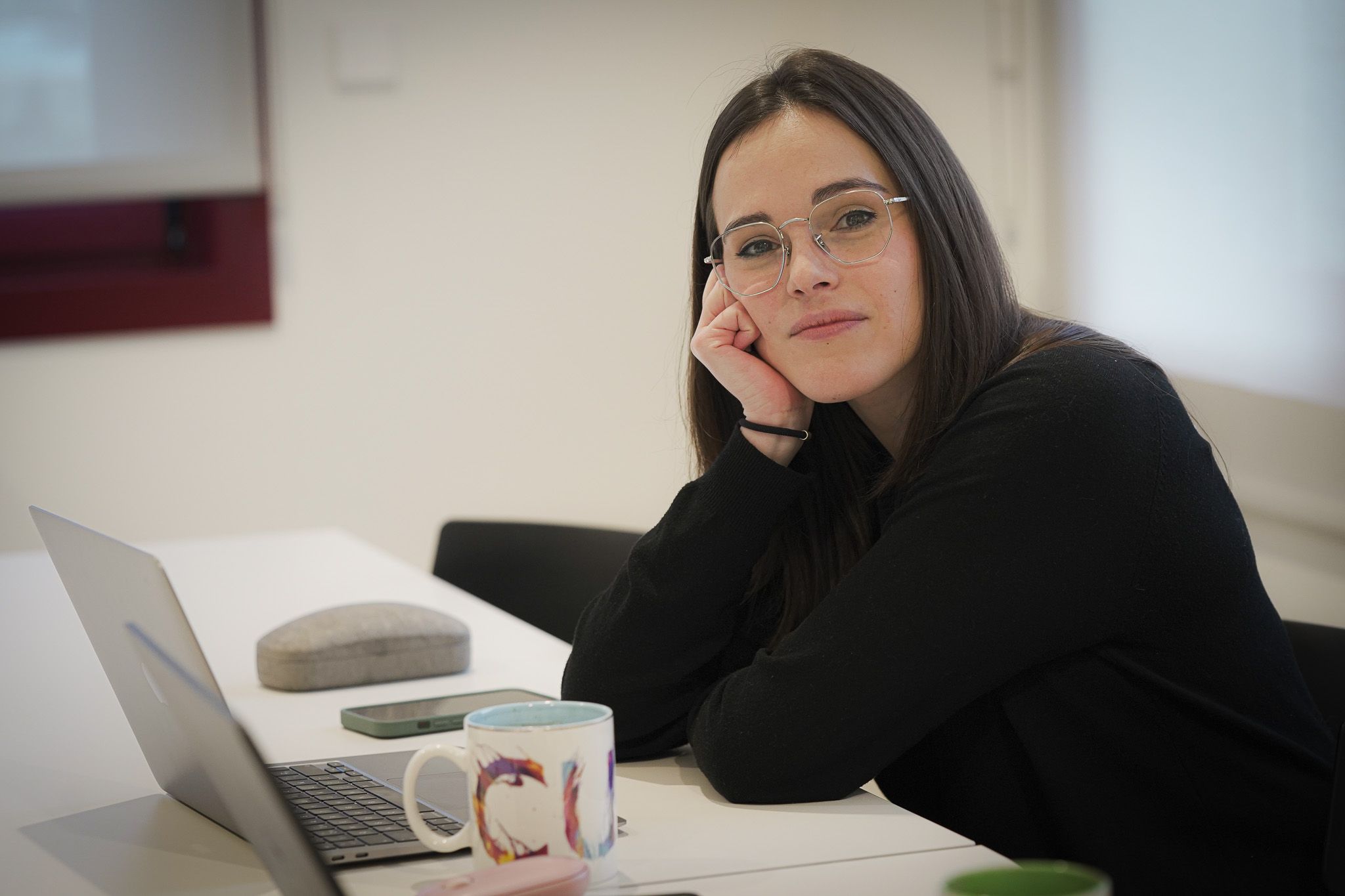 La portaveu del Sindicat, Rebeca Bonache.