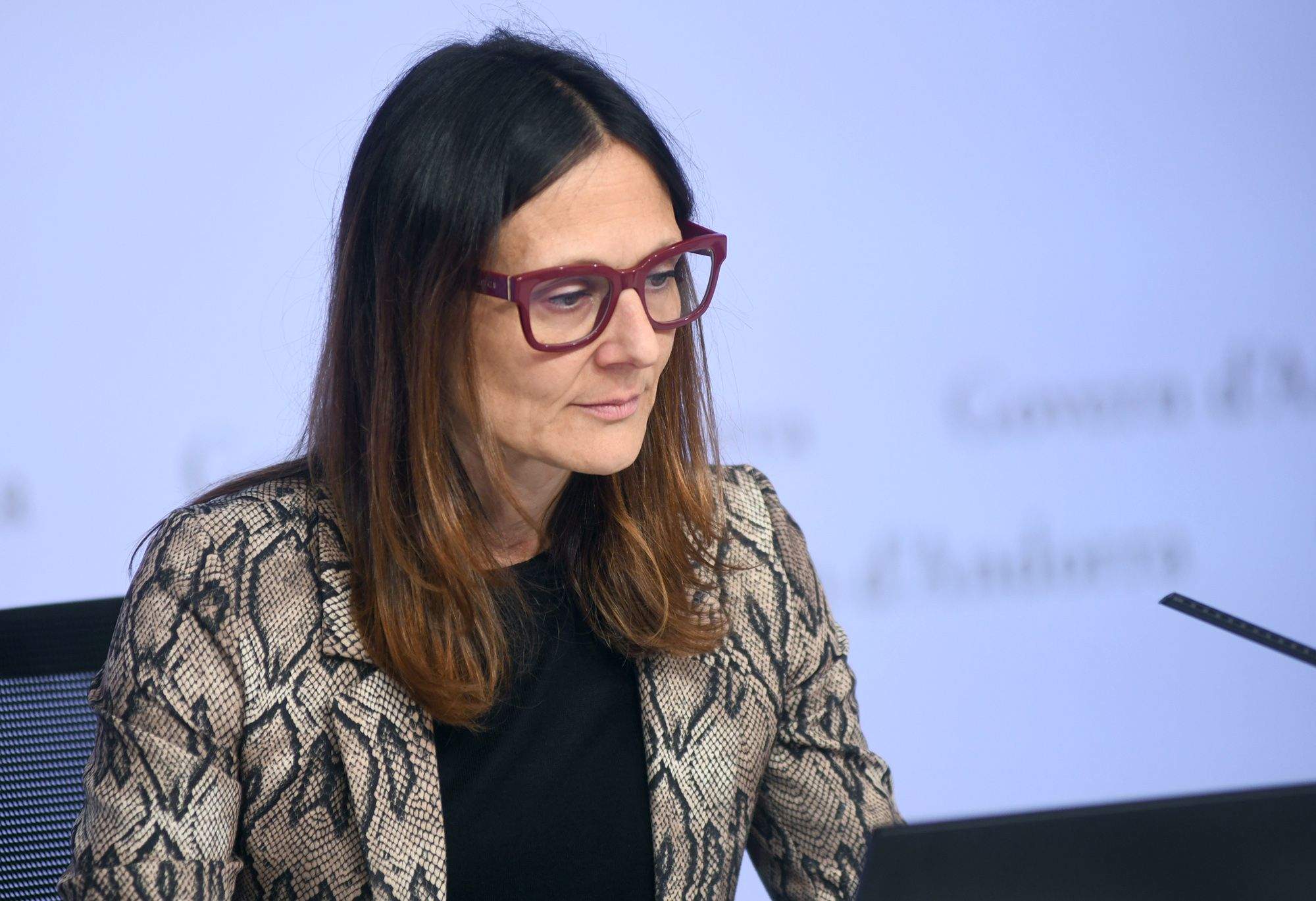 La ministra de Justícia i Interior, Ester Molné.