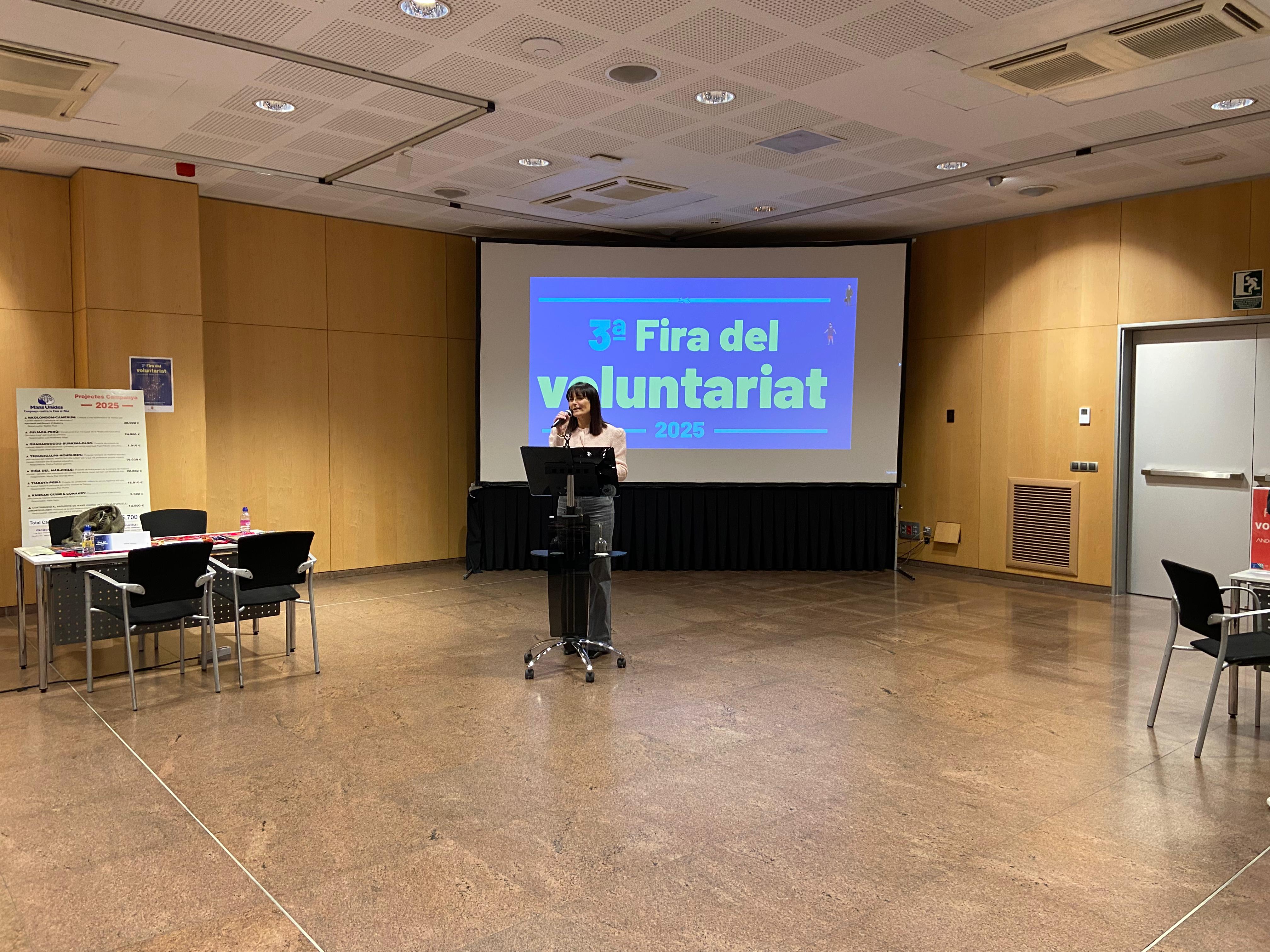 Mònica Bonell ha fet el discurs d'inauguració de la Fira.