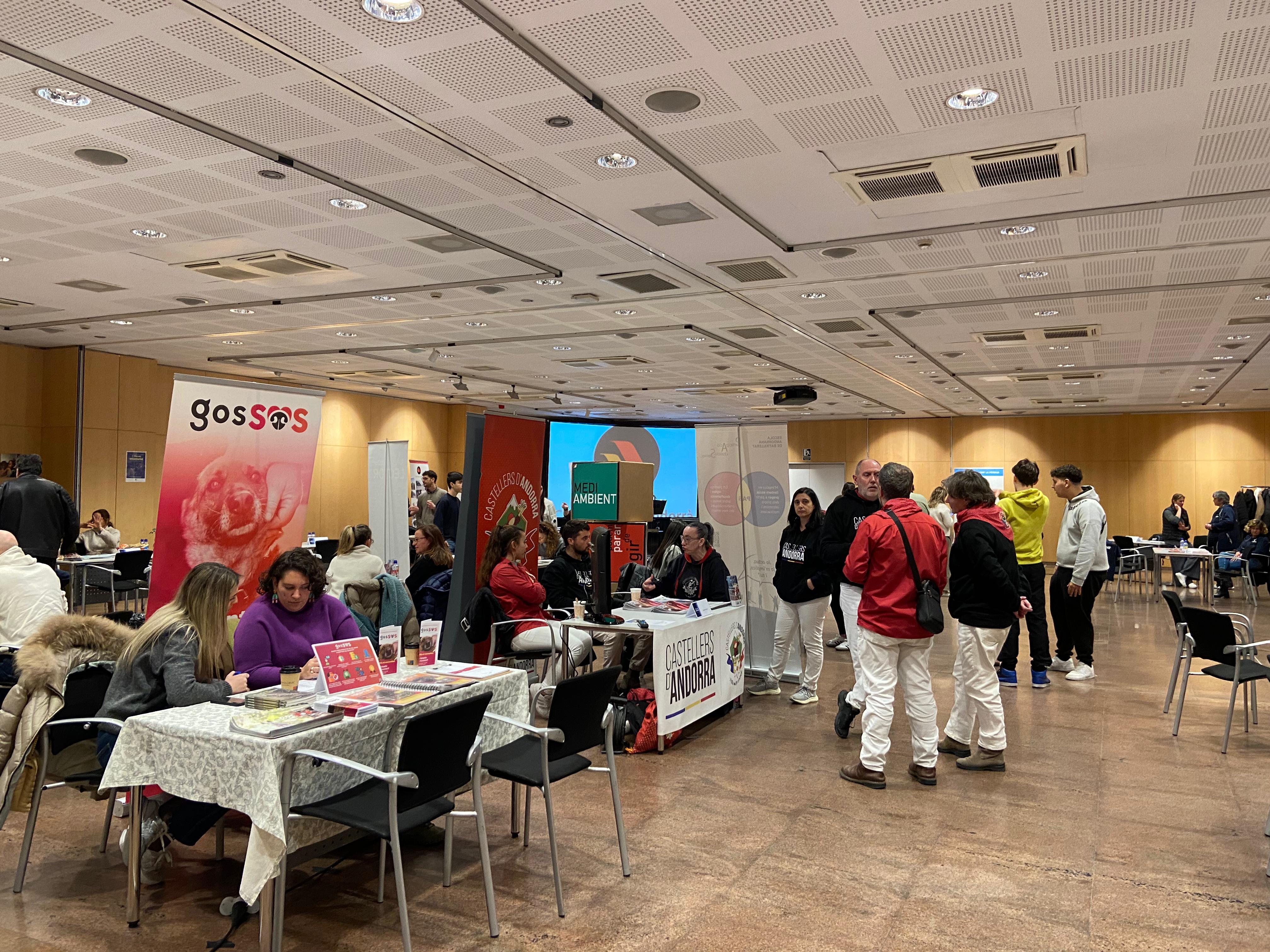 GosSOS Andorra i els Castellers, dos dels estands que necessiten més demanda.