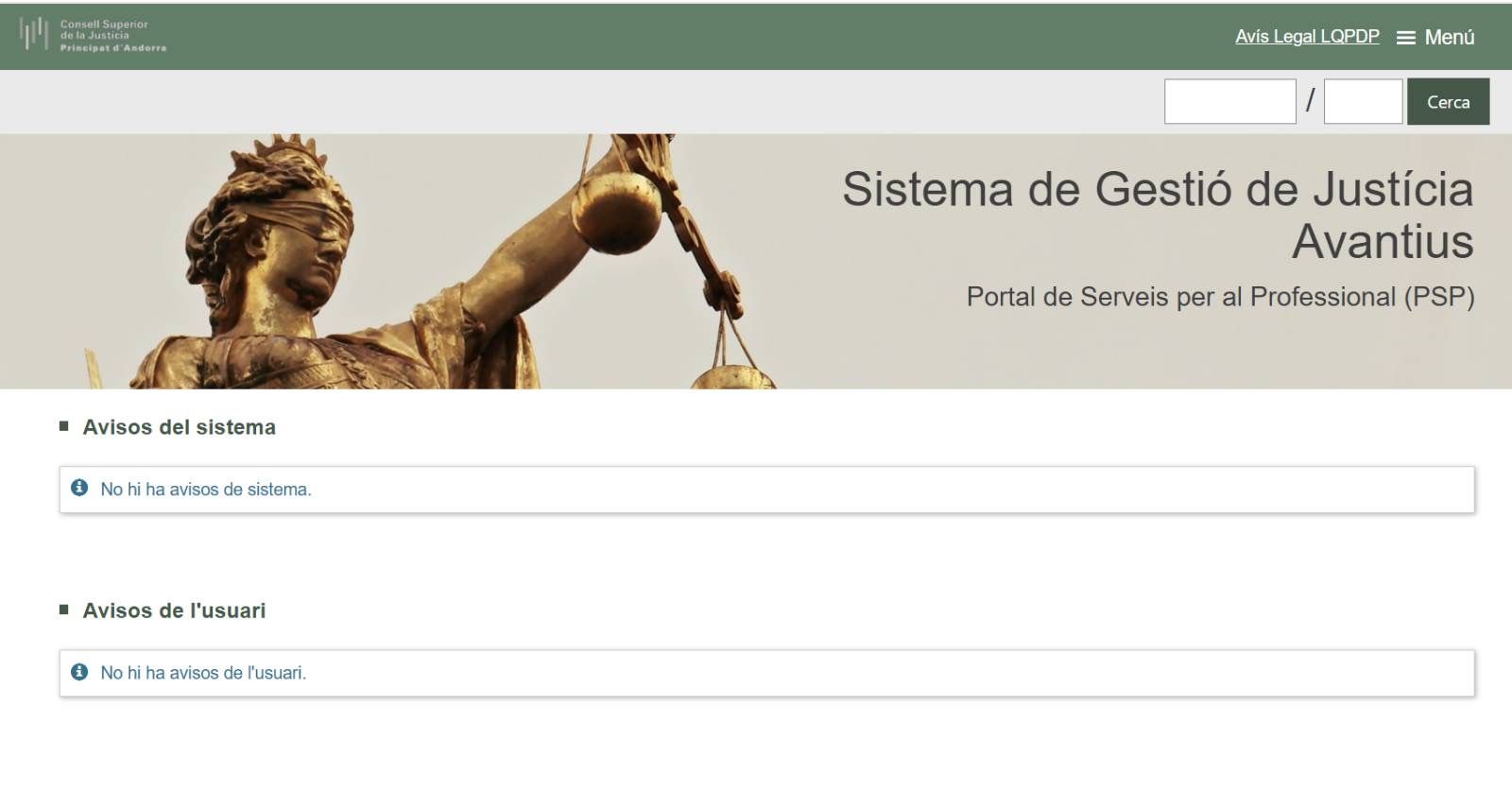 Una captura de pantalla del sistema que s'ha posat en marxa aquest dilluns. Una captura de pantalla del sistema que s'ha posat en marxa aquest dilluns.
