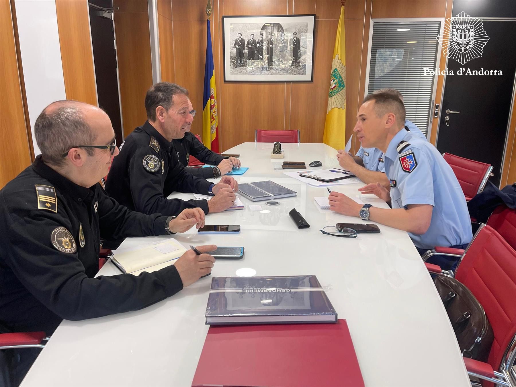 Un moment de la reunió.