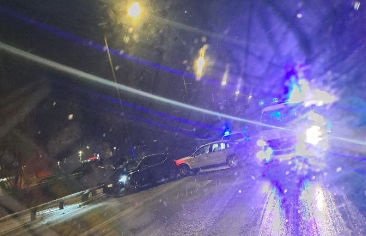 La topada entre dos vehicles a la CG 1.