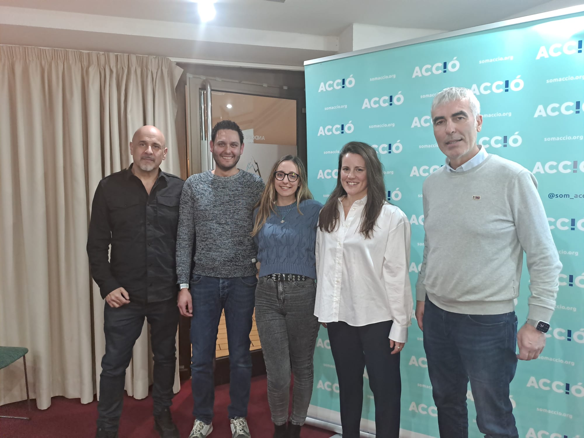 Higini Martínez-Illescas, Vladimir Martins, Laia Bautista, Noëlia Souque i Marc Magallon.