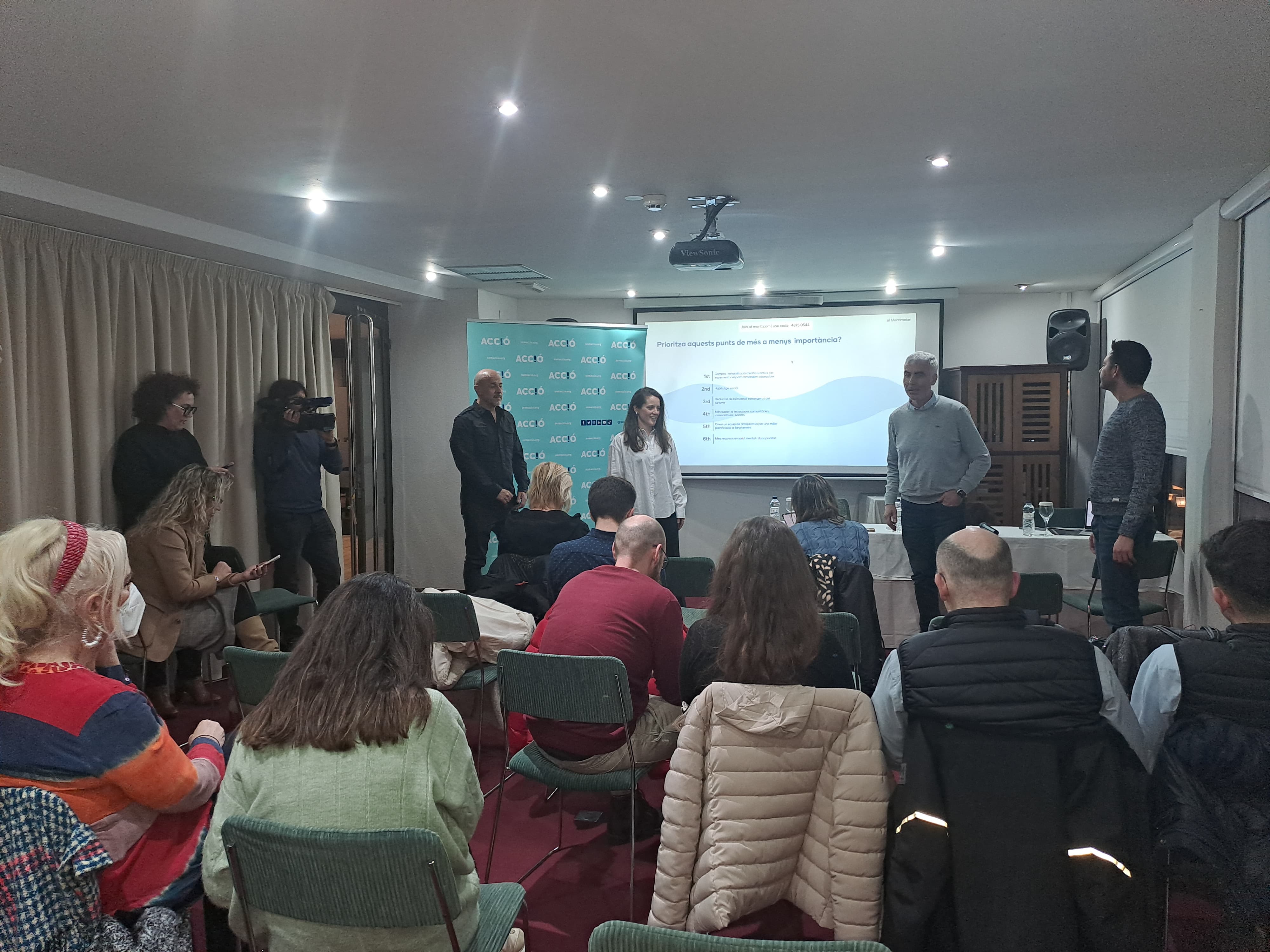 Un moment del congrés d'Acció.