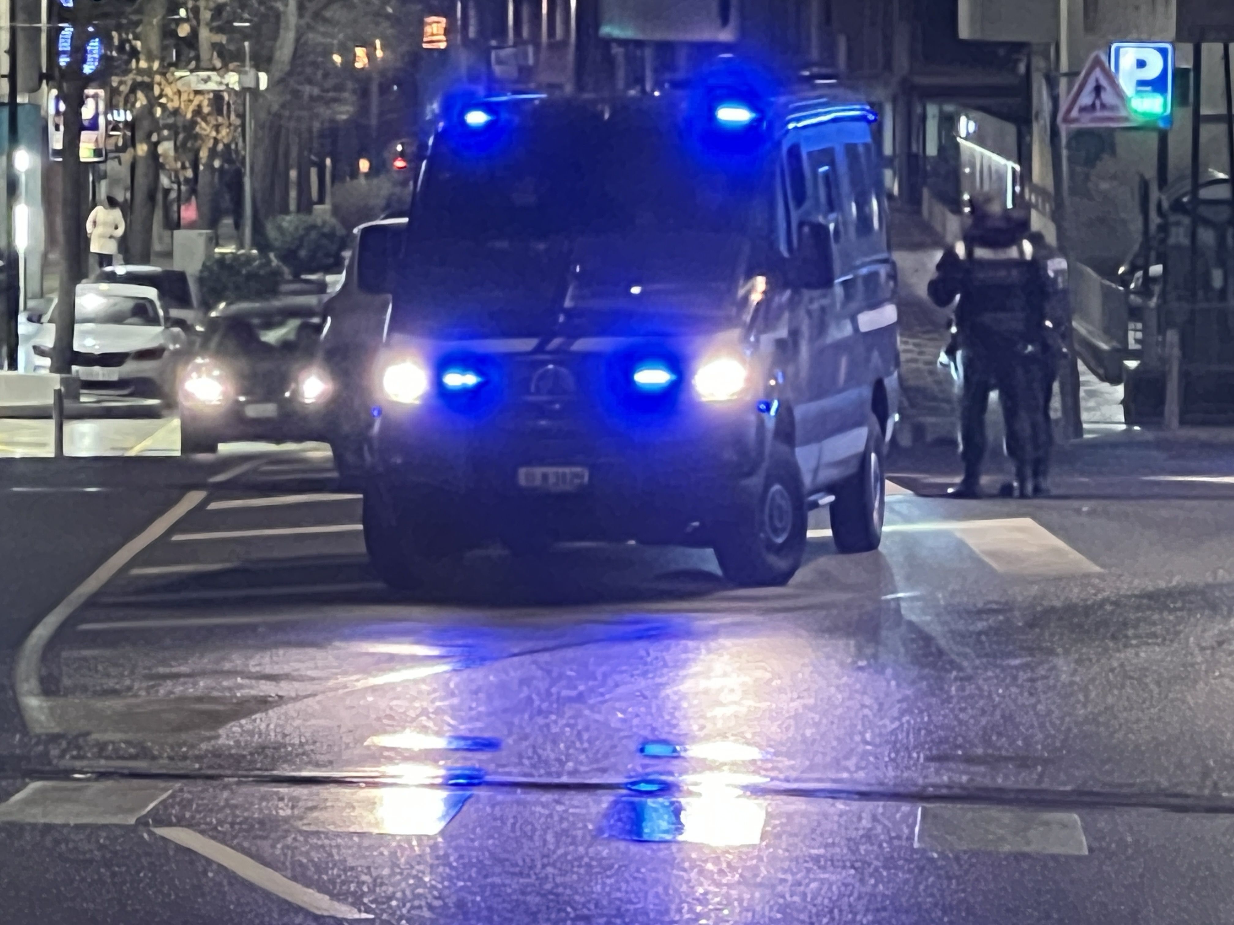 Un control policial.