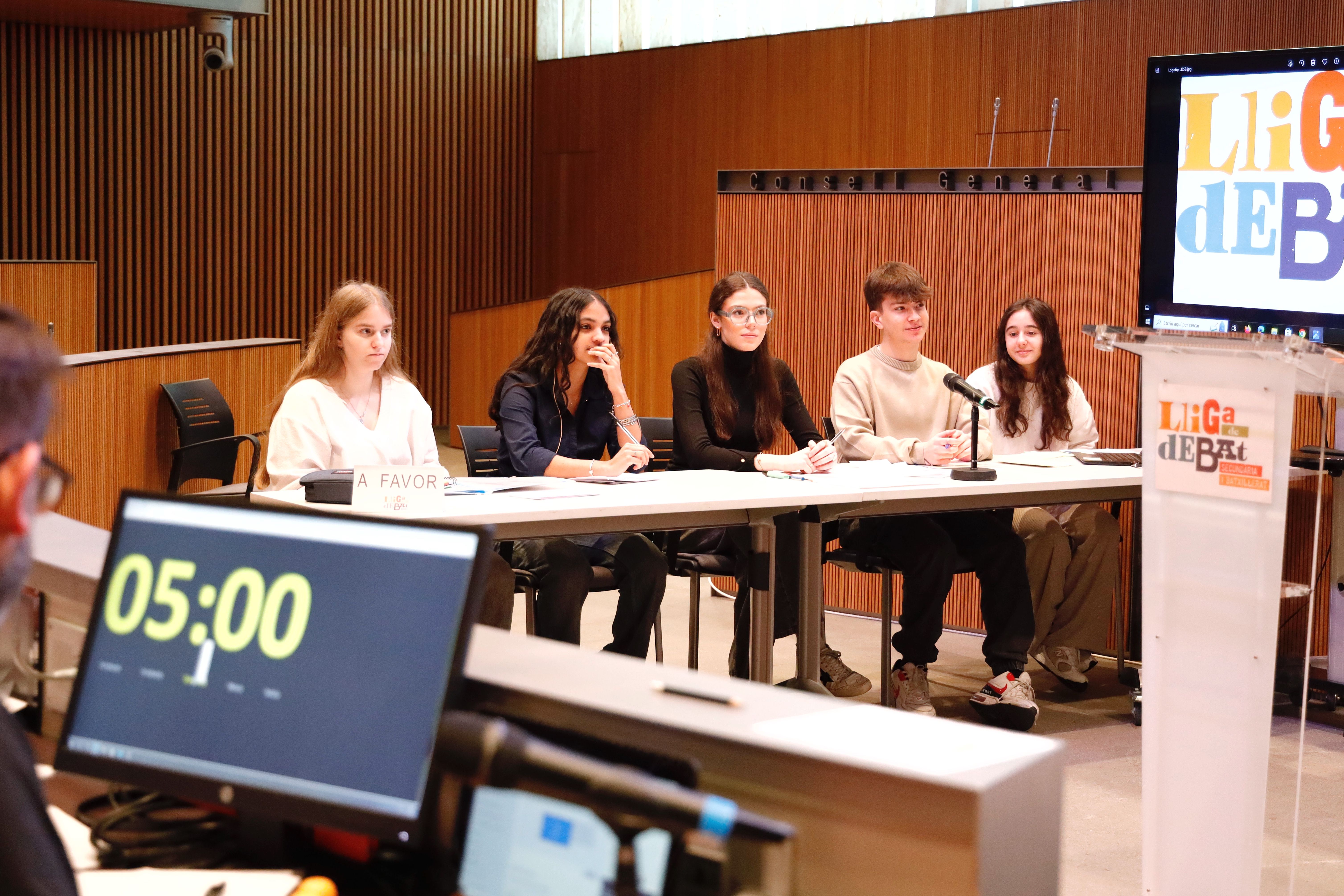 La Lliga Debat torna al Consell General per segon any consecutiu. La Lliga Debat torna al Consell General per segon any consecutiu.