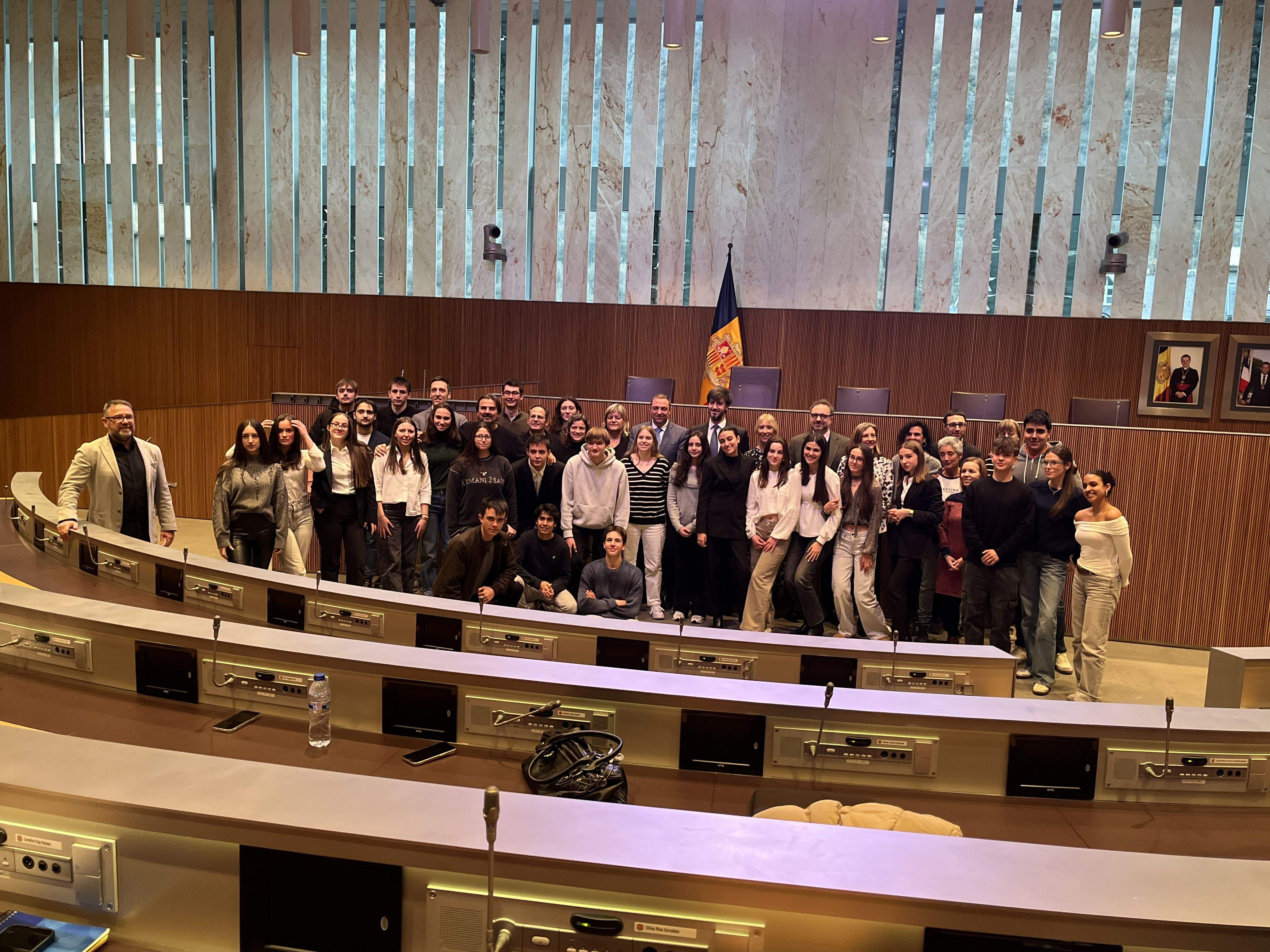 Final de la fase nacional de la Lliga de Debat, celebrada al Consell General.