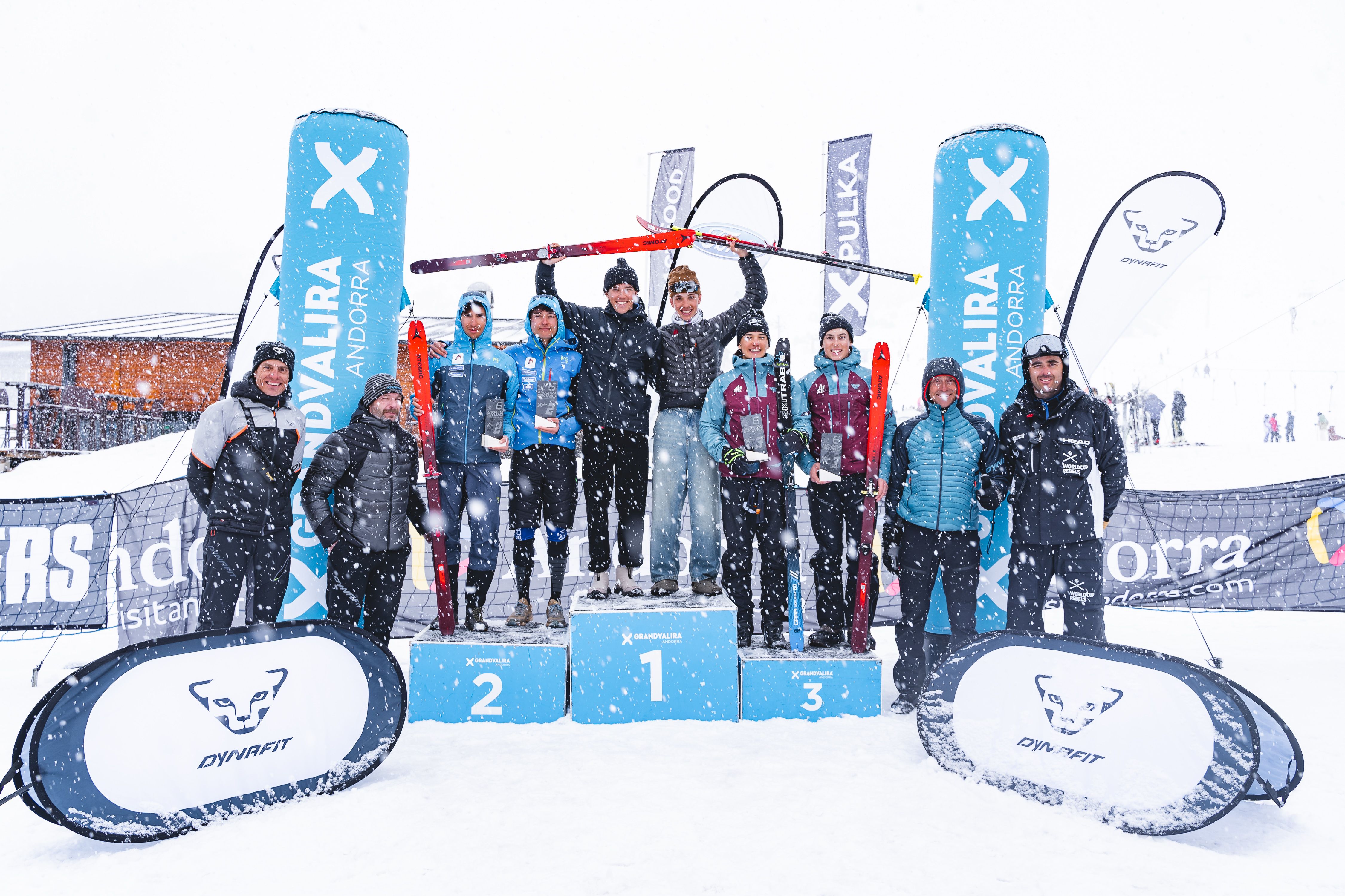Podi final de la majoria de categories de la Dynafit Andorra Trail Podi final de la majoria de categories de la Dynafit Andorra Trail