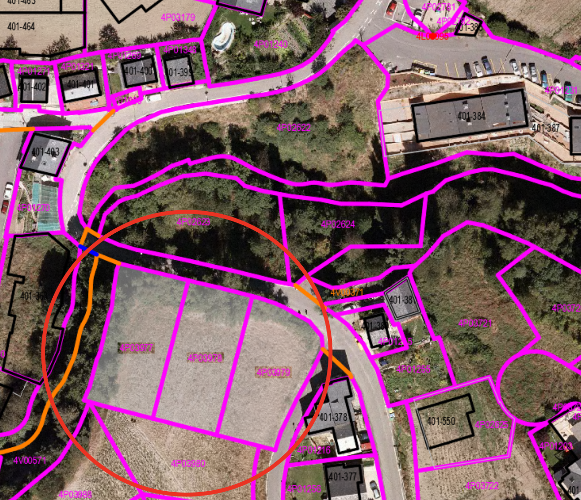 Ubicació del futur aparcaments.