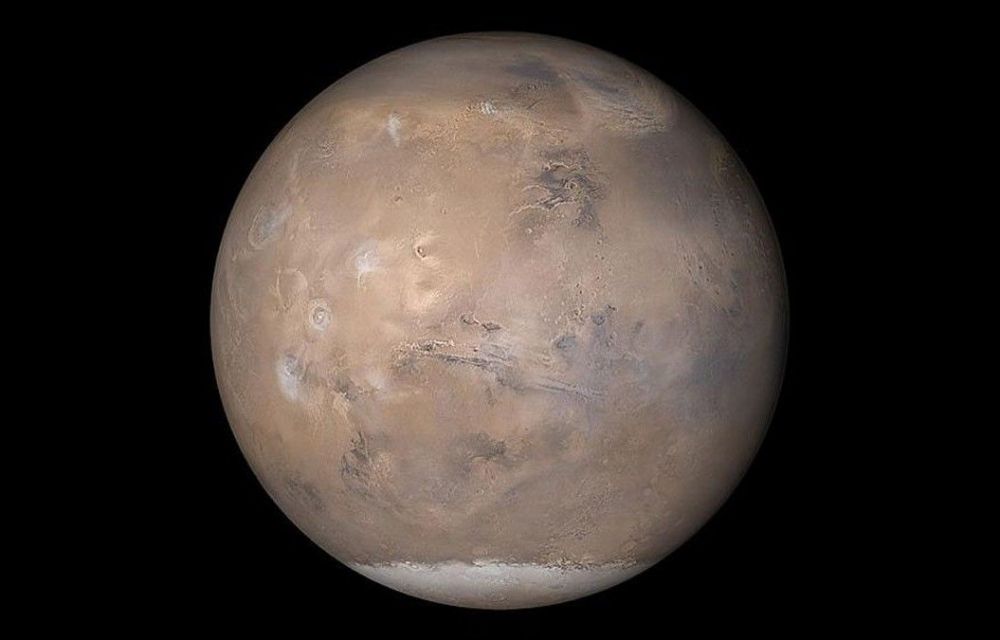 Imatge de Mart obtinguda pel Mars Global Surveyor al 2003 - Crèdit: NASA/JPL/Malin Space Science Systems