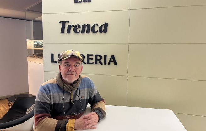 L'autor de 'Colls d'ampolla', Marc Cortès. L'autor de 'Colls d'ampolla', Marc Cortès.