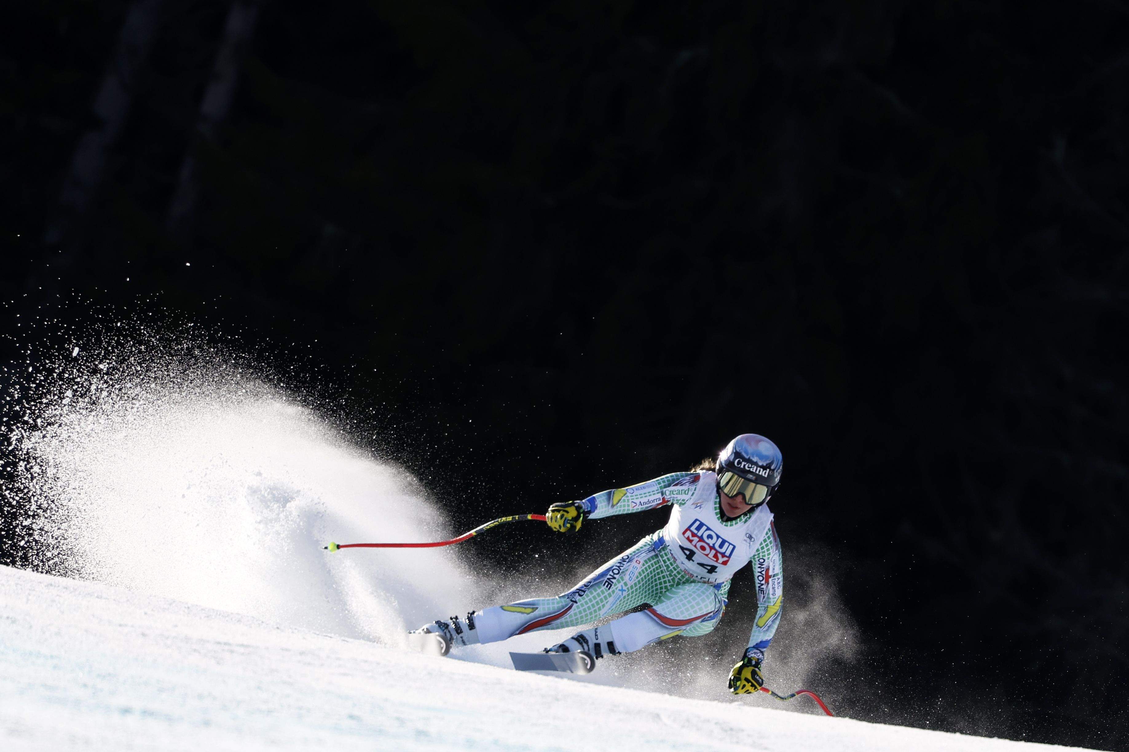 Cande Moreno, en una foto d'aquest cap de setmana a la WC de Kvitfjell.