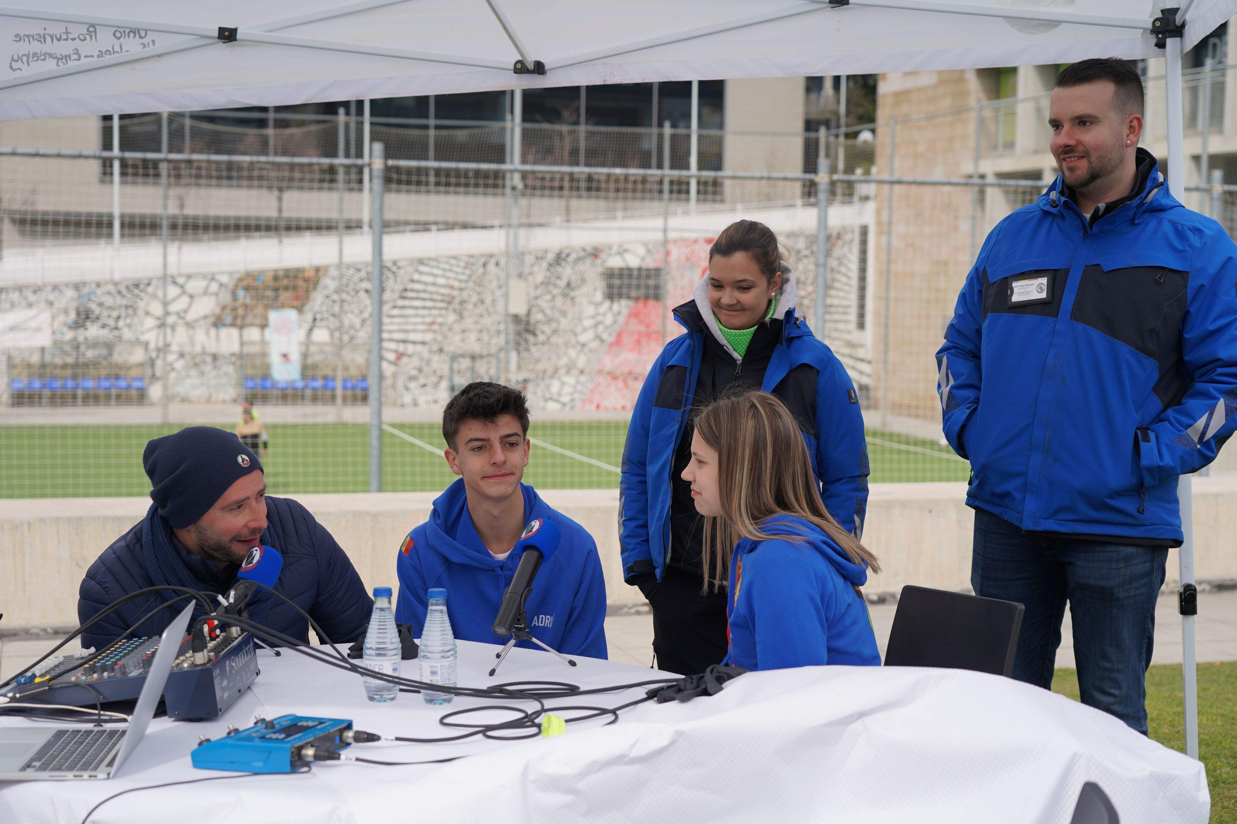 Entrevista als representants del pubillatge a la ràdio de la Unió Pro-Turisme.