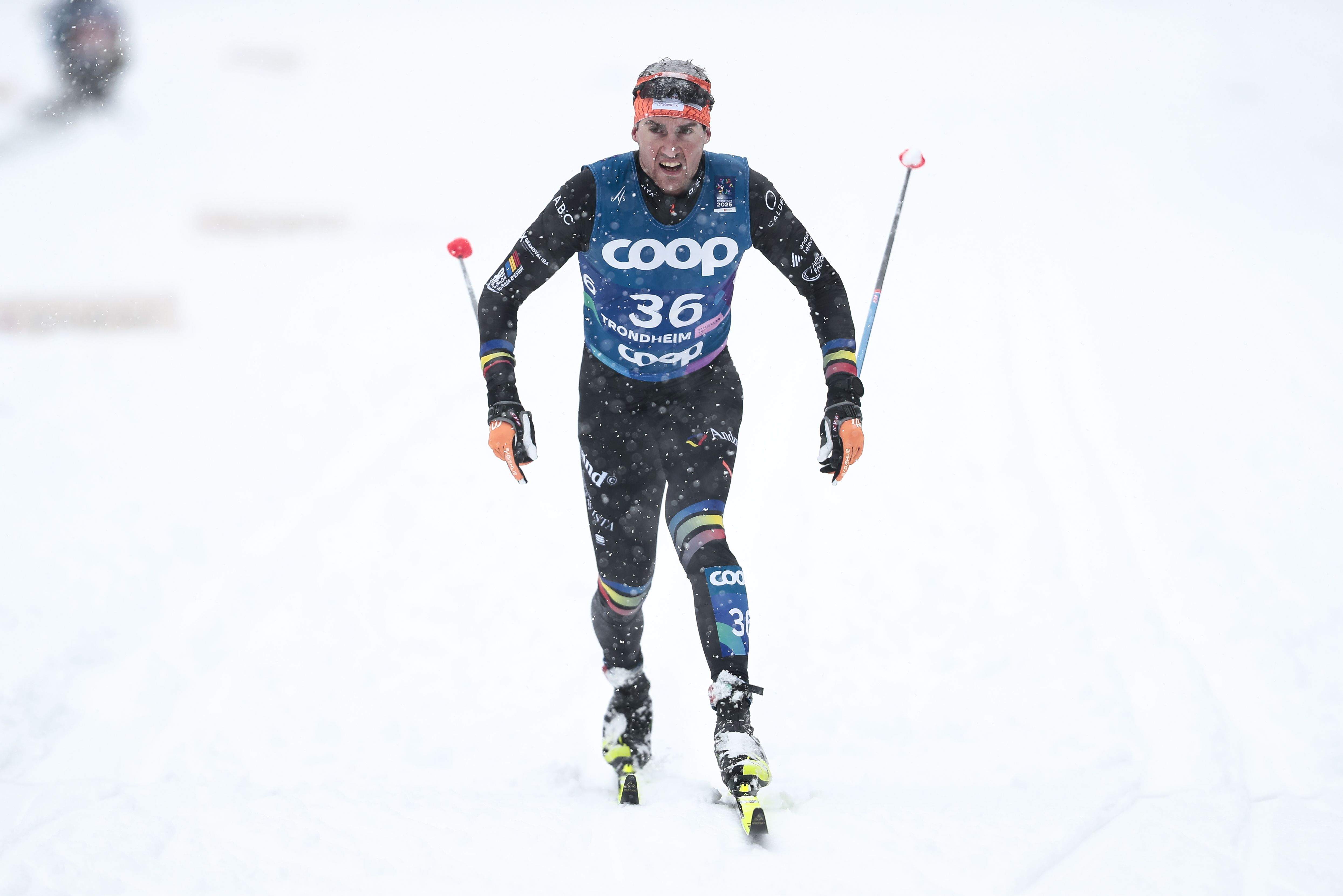 Irineu Esteve als 10km en clssic dels Mundials.